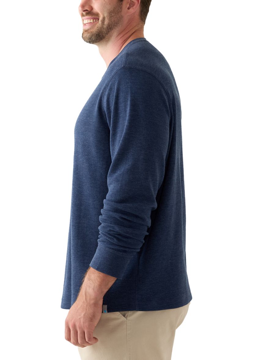 Big & Tall Long Sleeve Thermal Henley Shirt