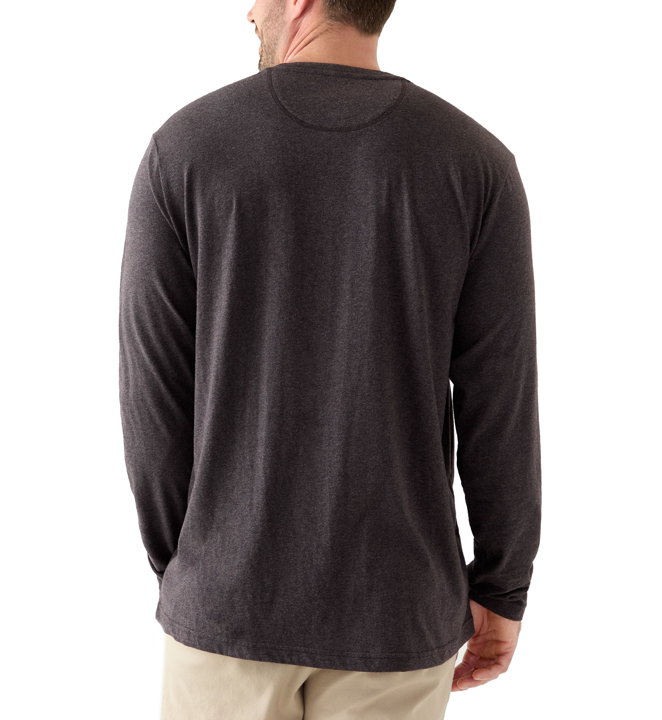 Big & Tall Long Sleeve Jersey Henley 