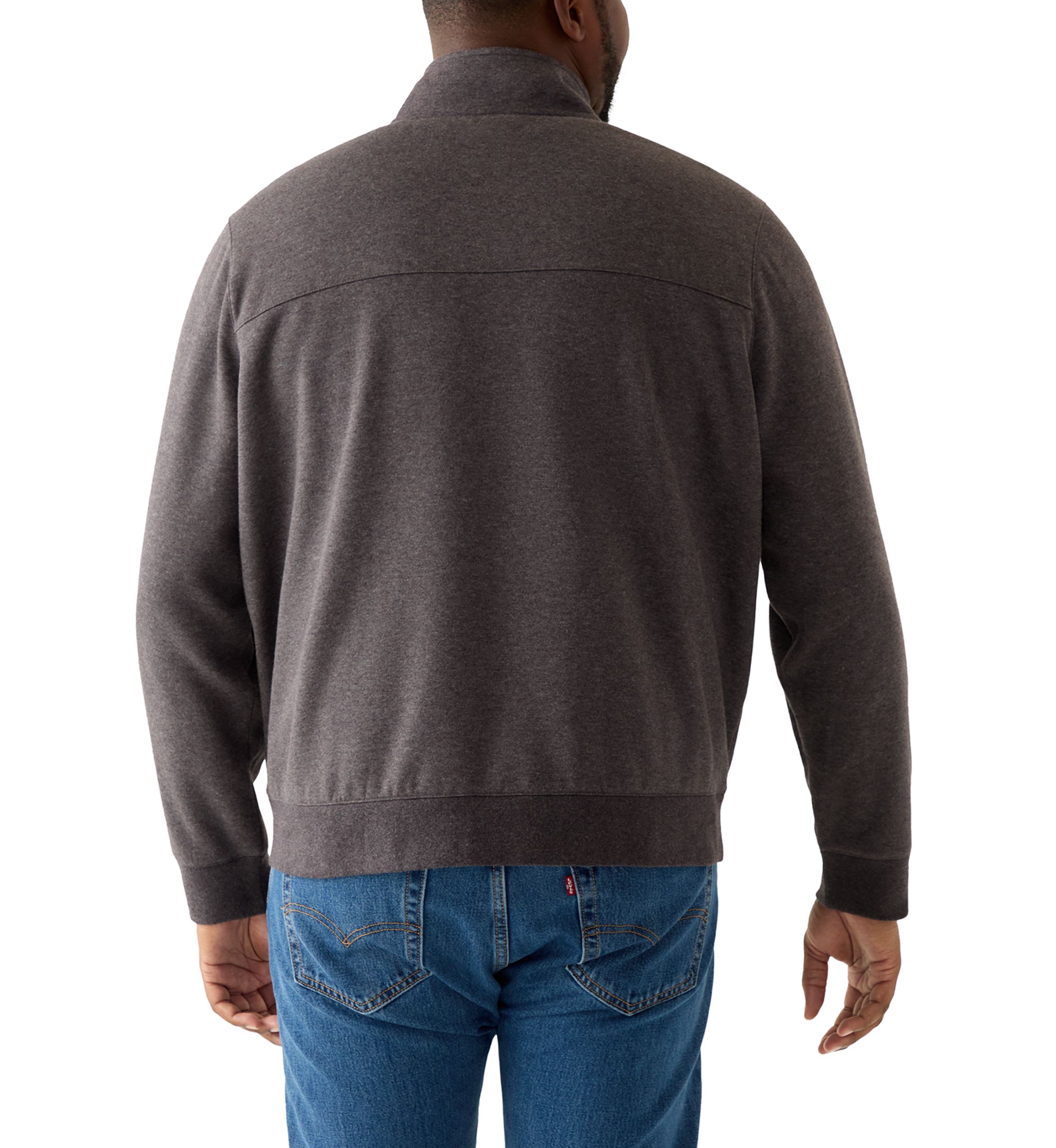 Big & Tall Fleece Quarter Zip Pullover