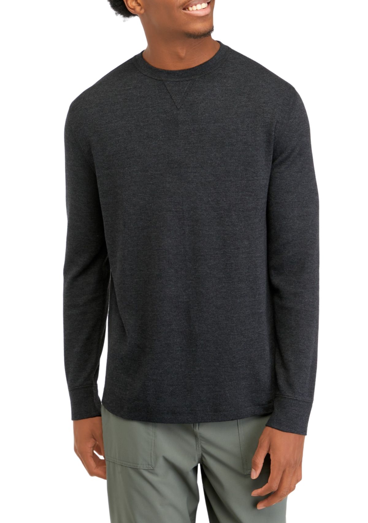 Long Sleeve Thermal Crew T-Shirt 