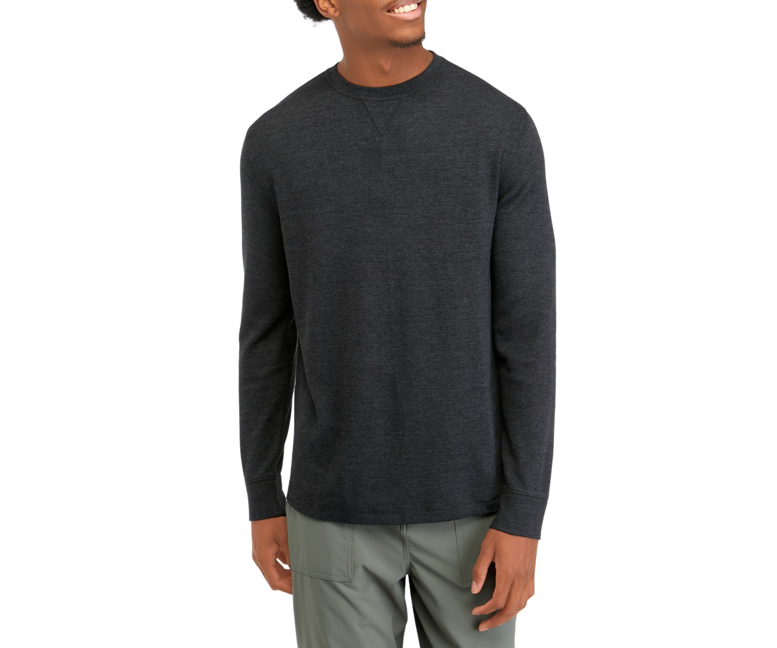 Long Sleeve Thermal Crew T-Shirt 