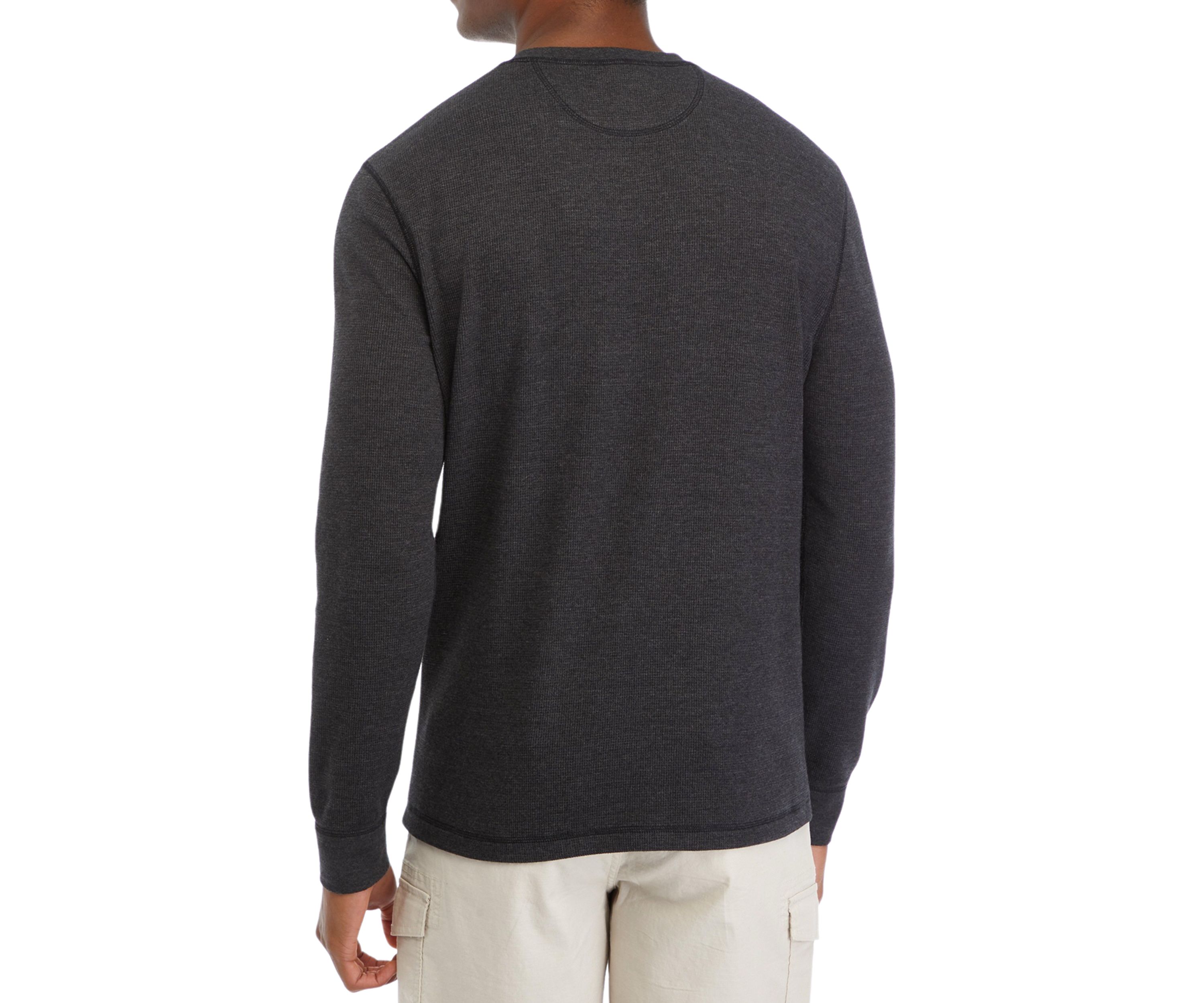 Long Sleeve Thermal Henley Shirt 