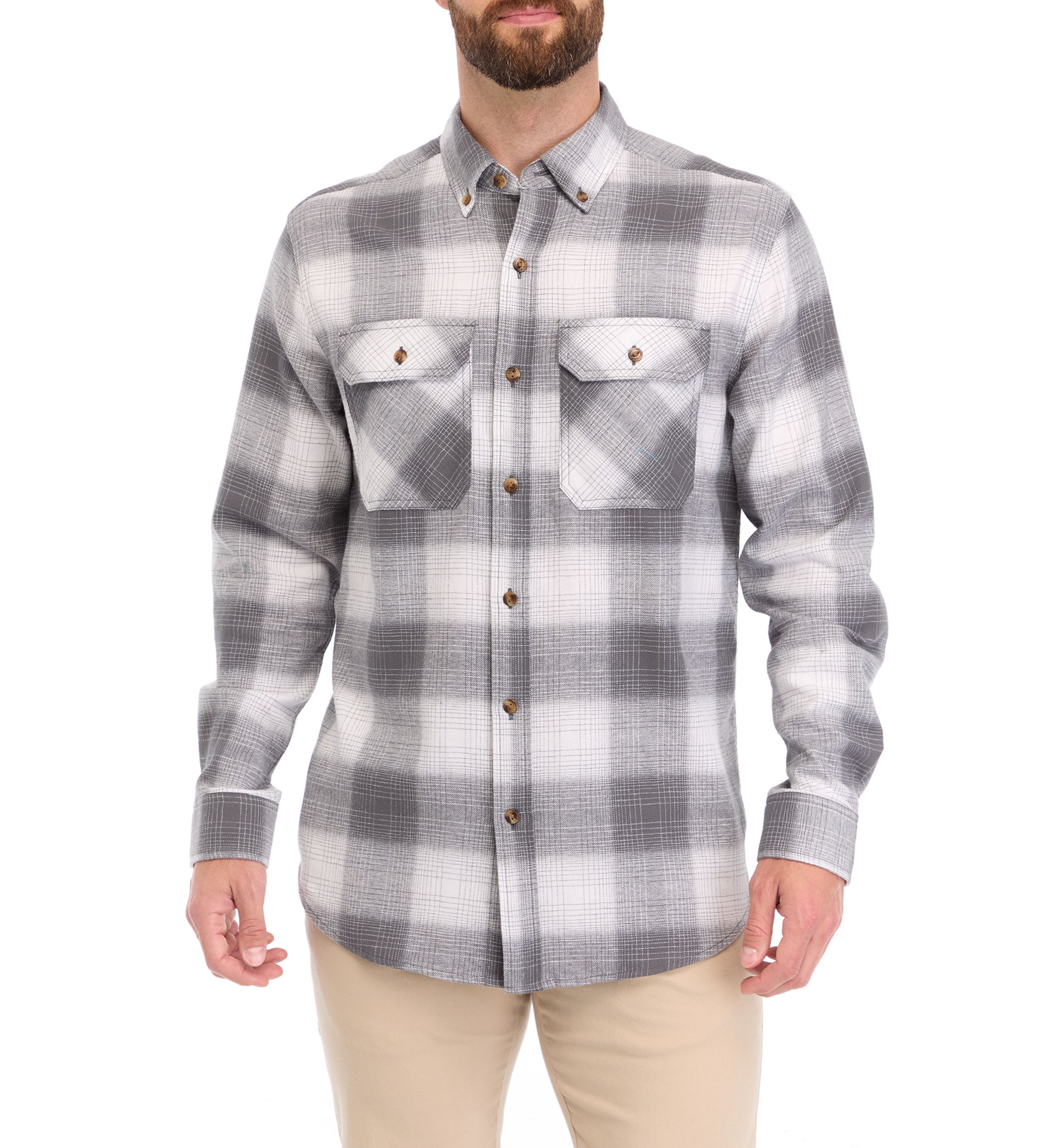 Long Sleeve Flannel Woven Shirt