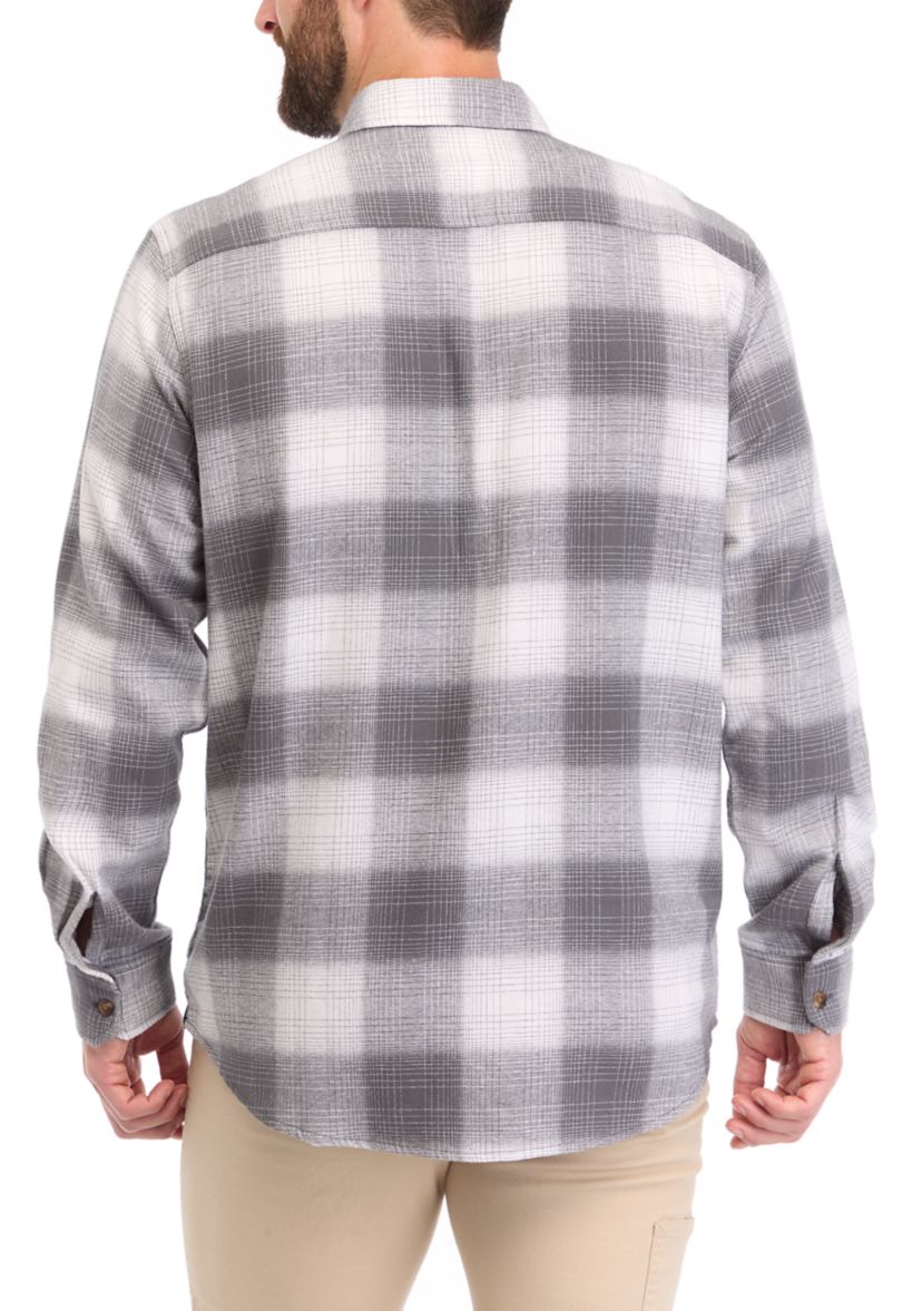 Long Sleeve Flannel Woven Shirt