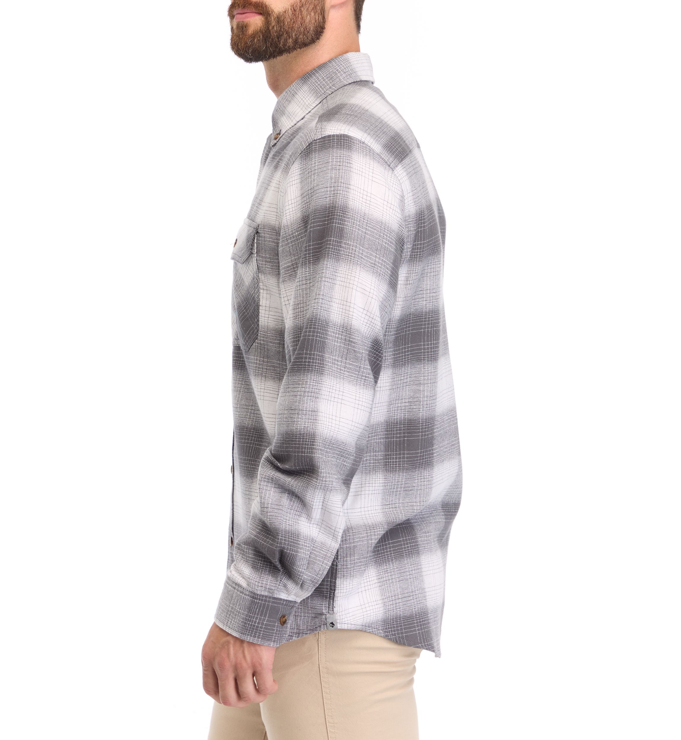 Long Sleeve Flannel Woven Shirt