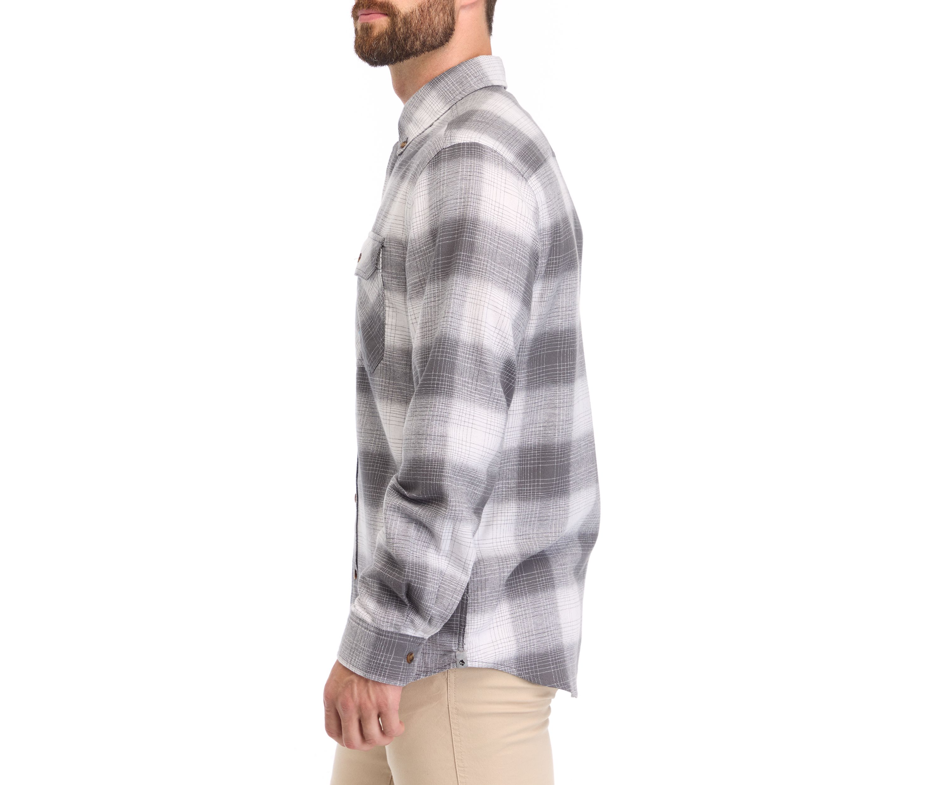Long Sleeve Flannel Woven Shirt