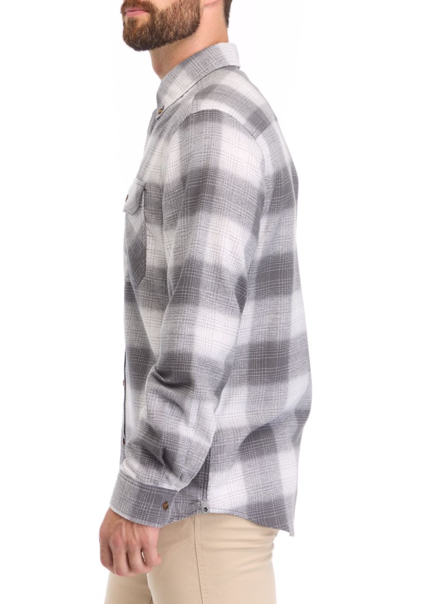 Long Sleeve Flannel Woven Shirt
