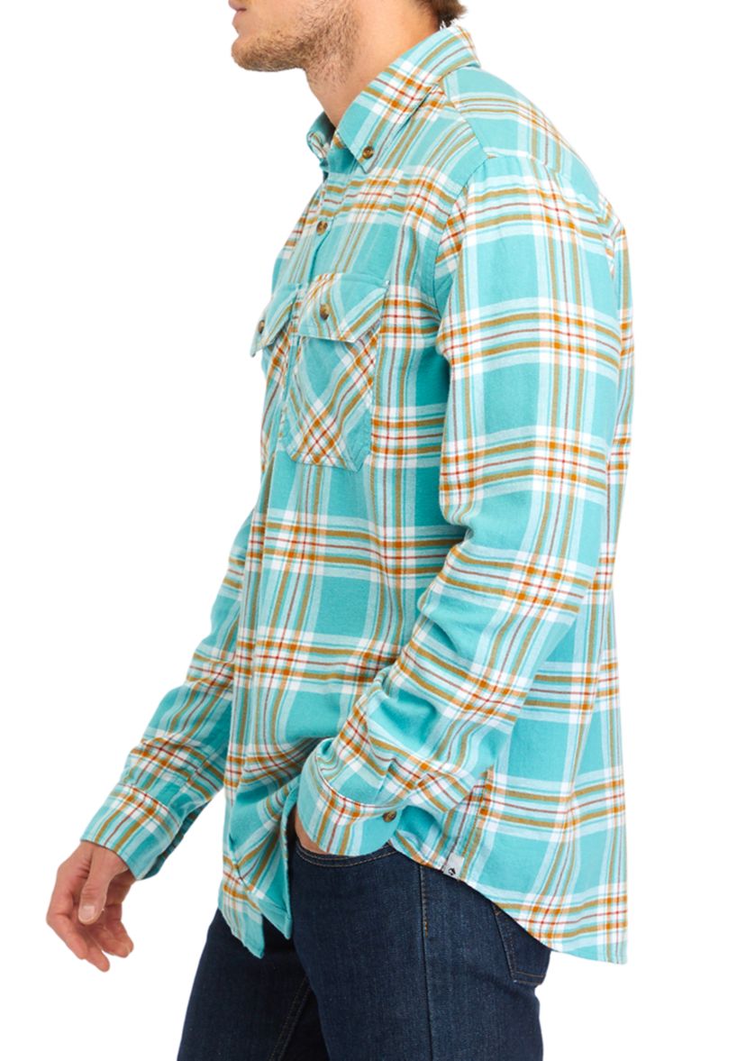 Long Sleeve Flannel Woven Shirt