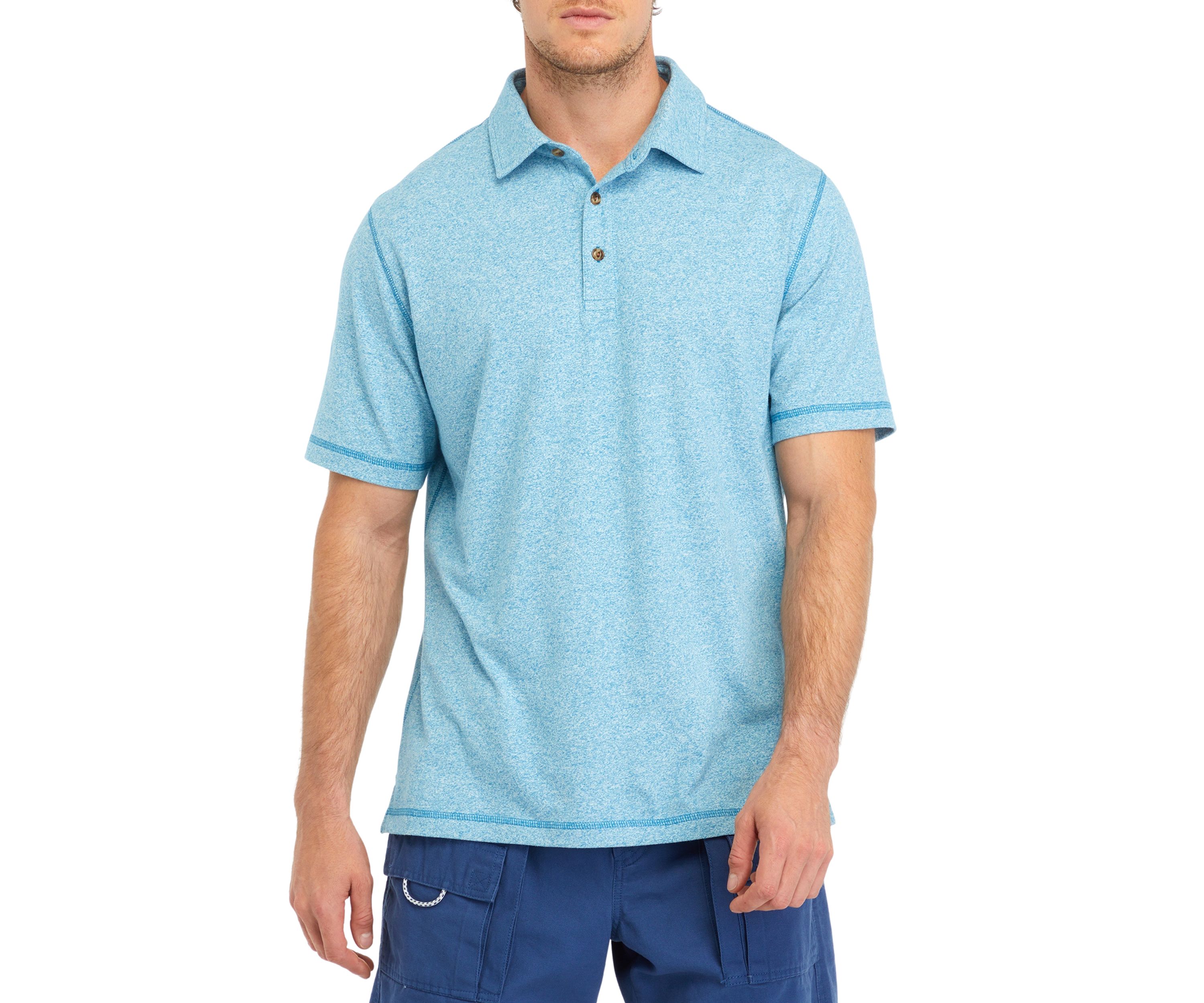 Short Sleeve Knit Polo Shirt 