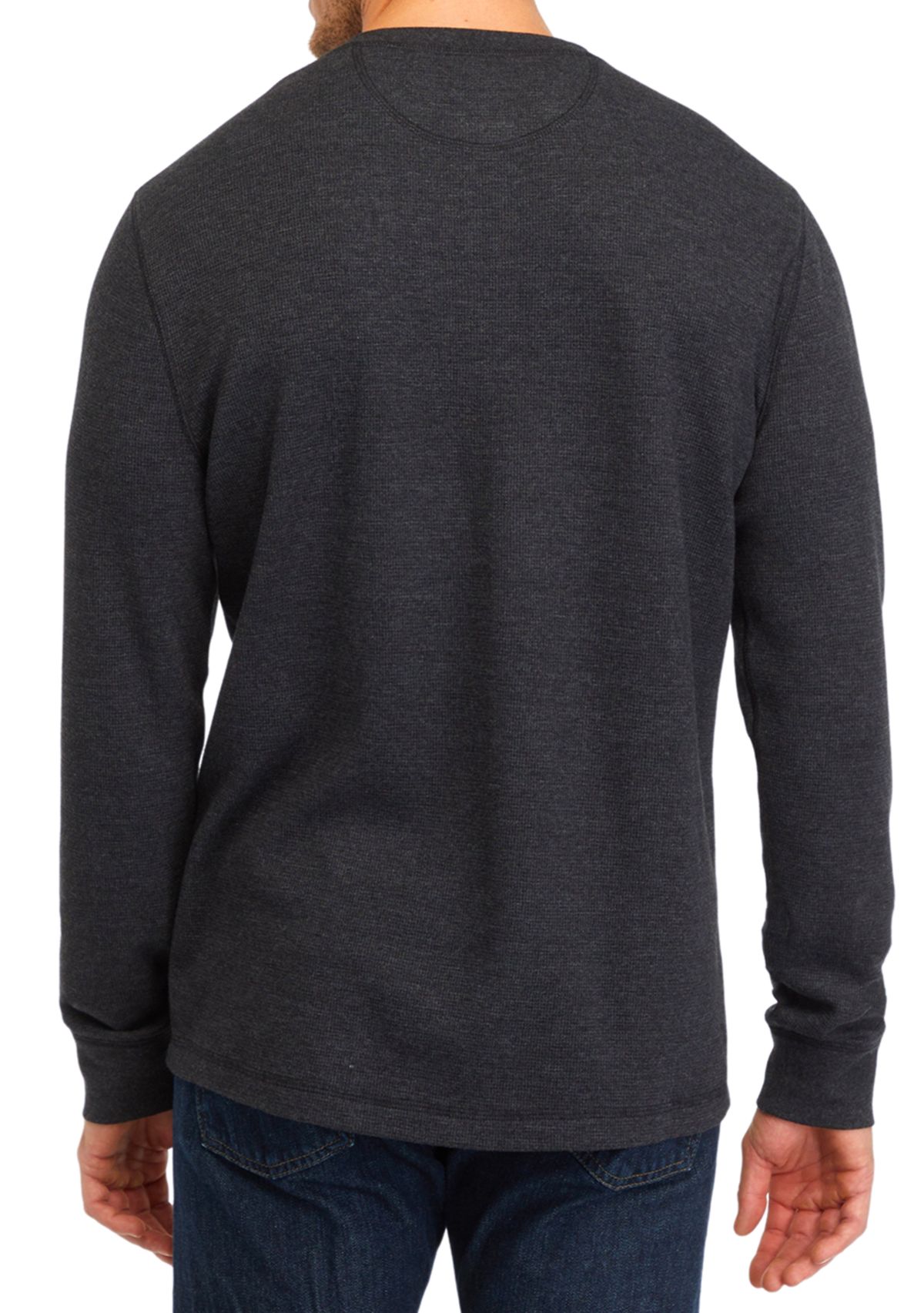 Long Sleeve Thermal Henley Shirt