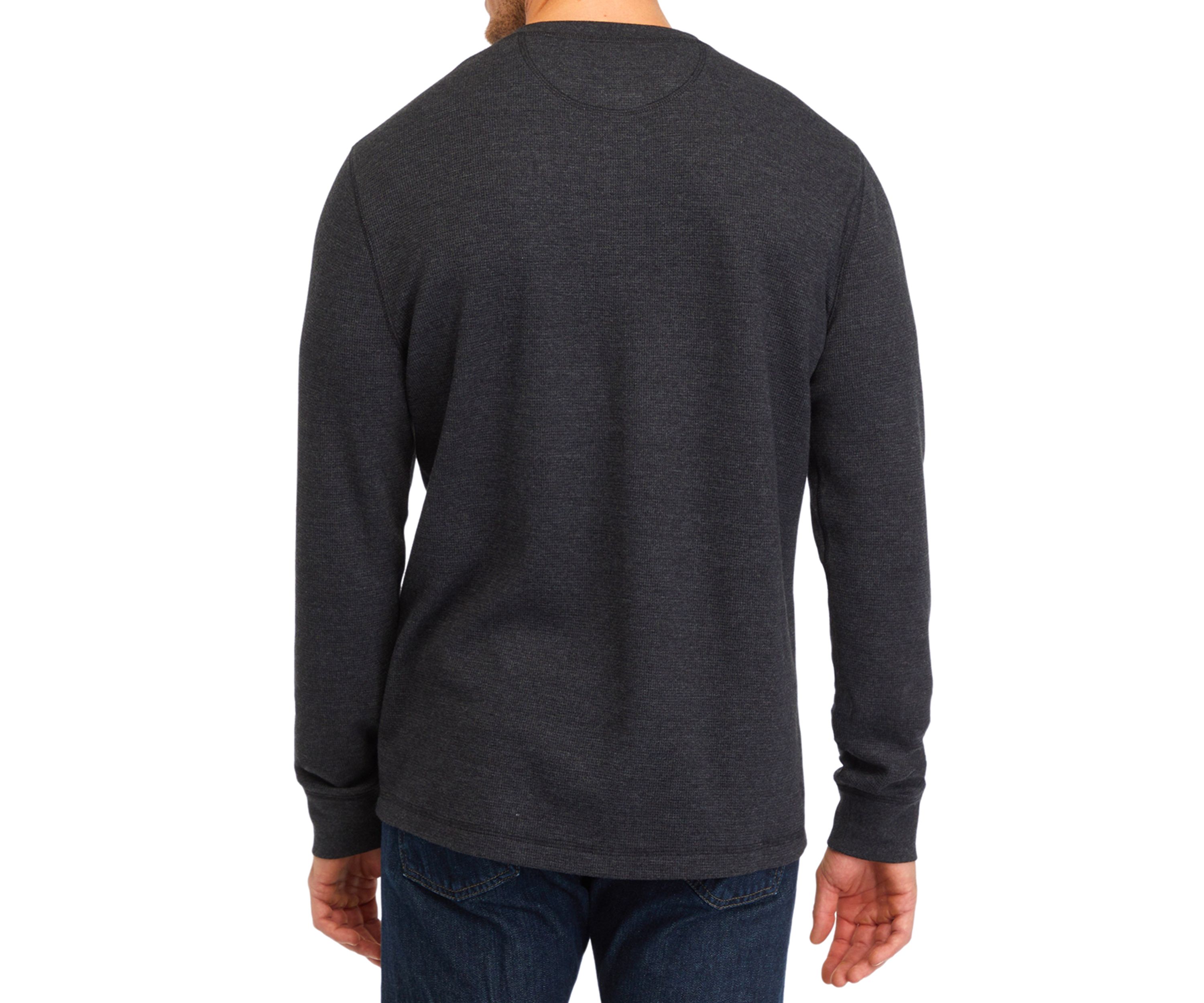 Long Sleeve Thermal Henley Shirt