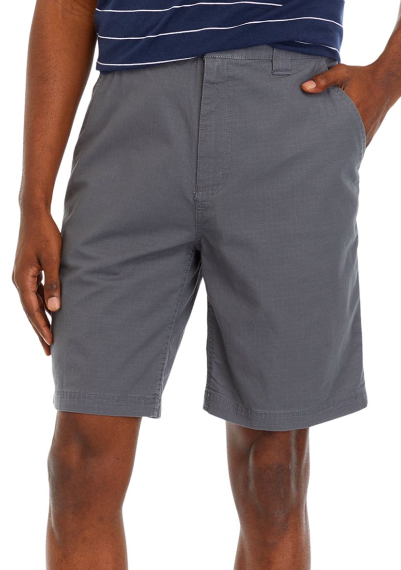 9" Ripstop Flat Front Shorts