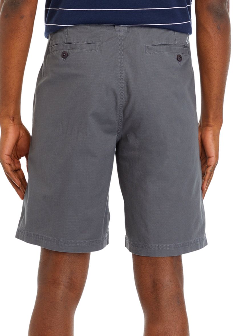 9" Ripstop Flat Front Shorts
