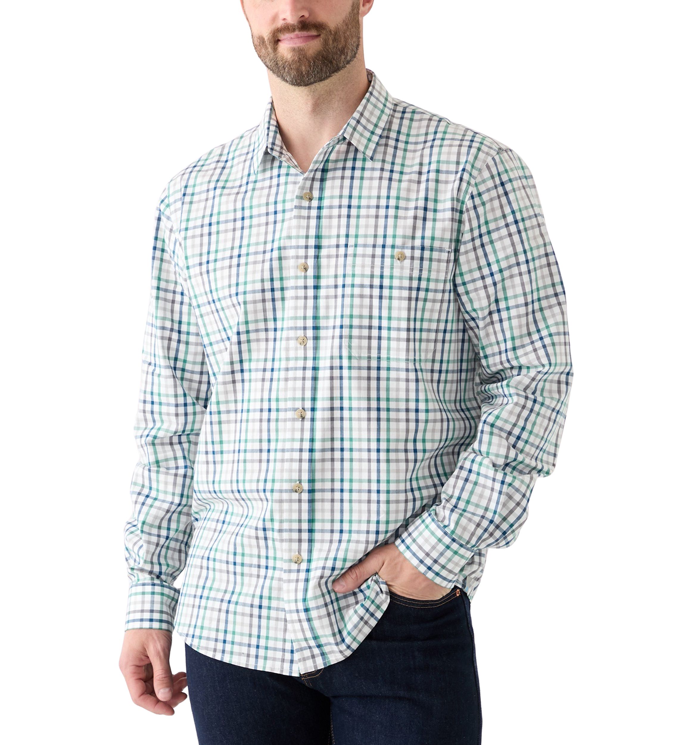 Plaid Printed Poplin Shirt