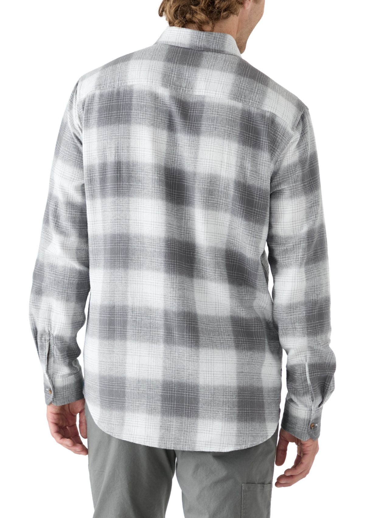 Long Sleeve Woven Flannel Shirt 