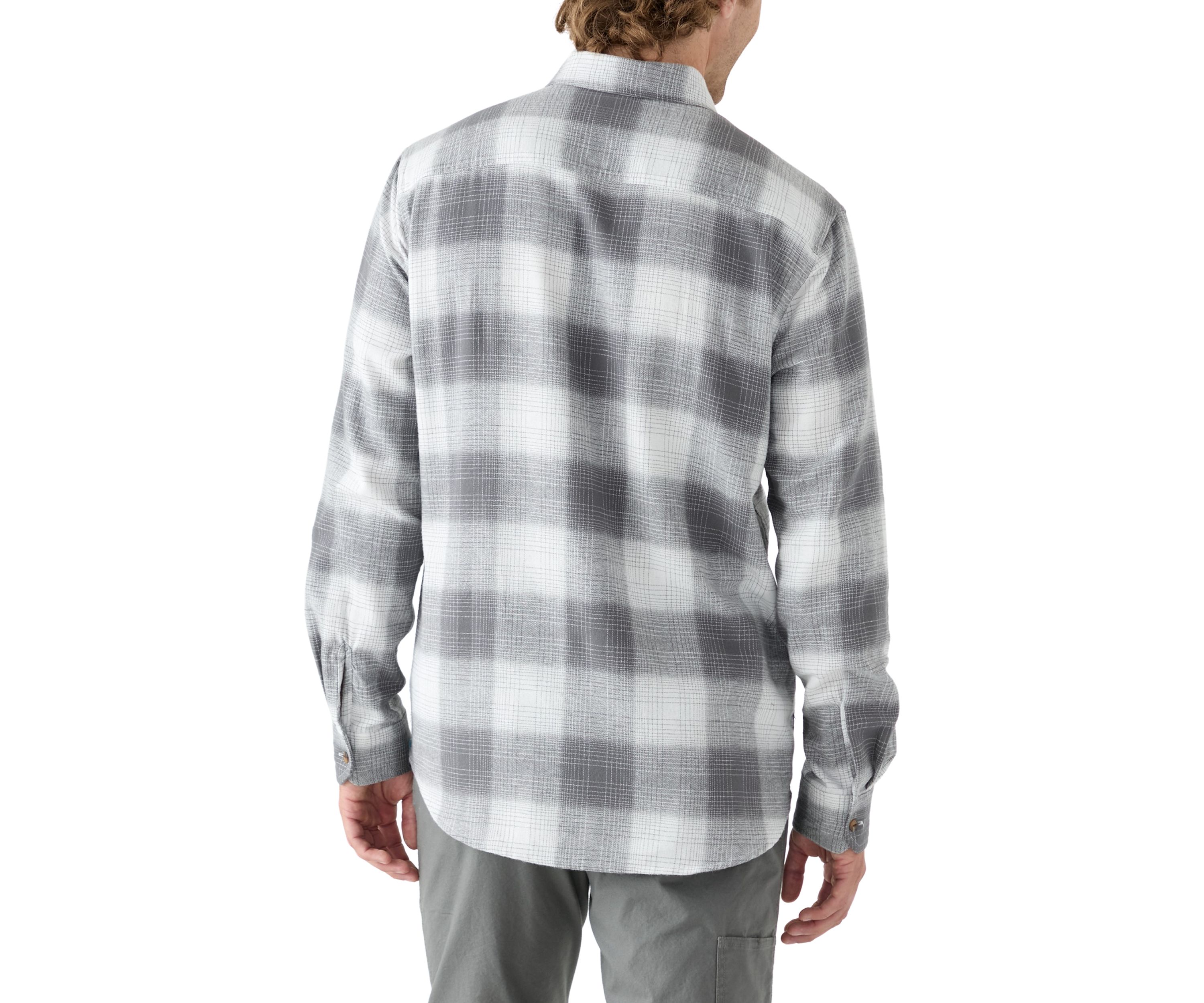 Long Sleeve Woven Flannel Shirt 