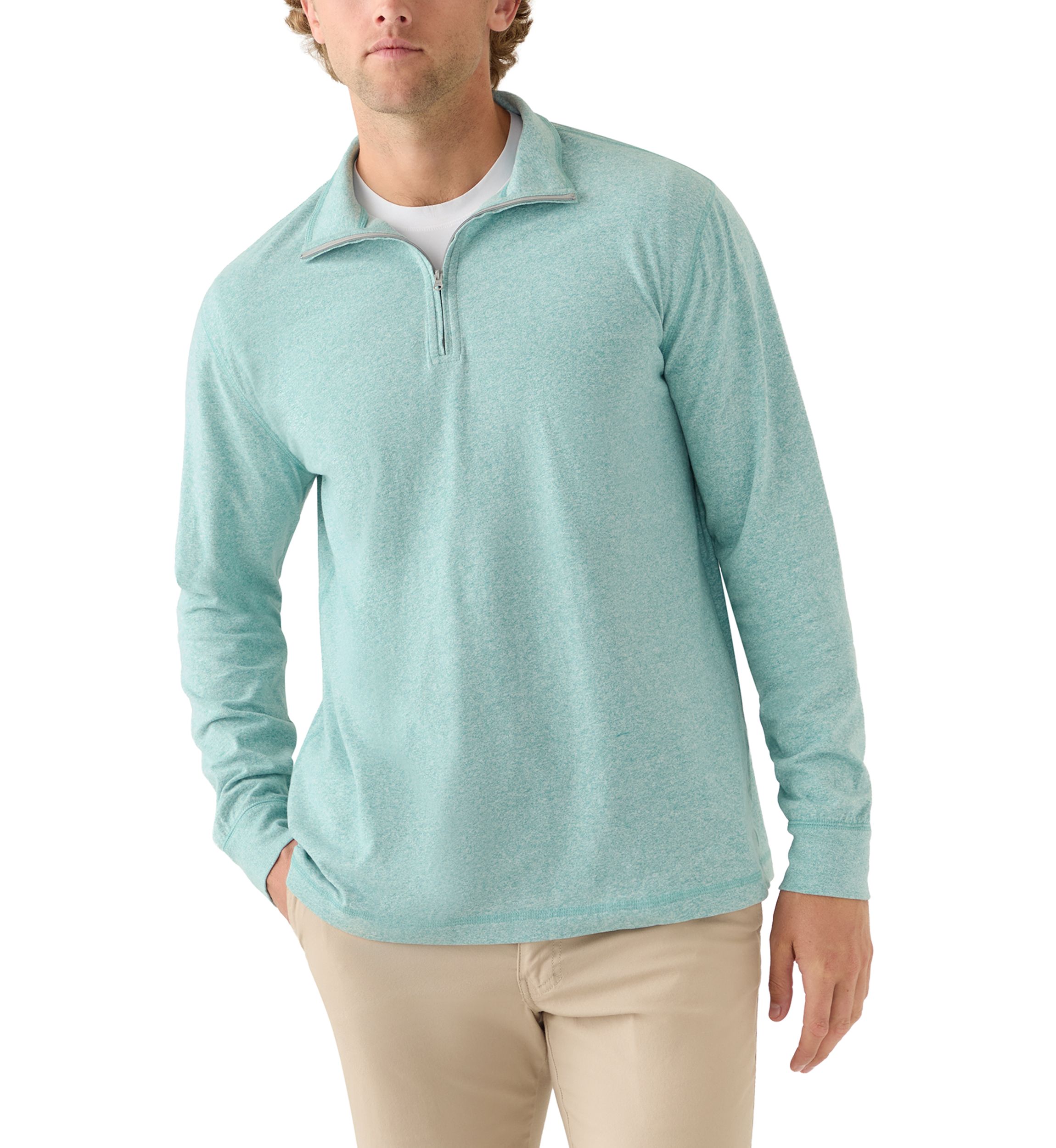 Mens Jaspe Long Sleeve 1/4 Zip