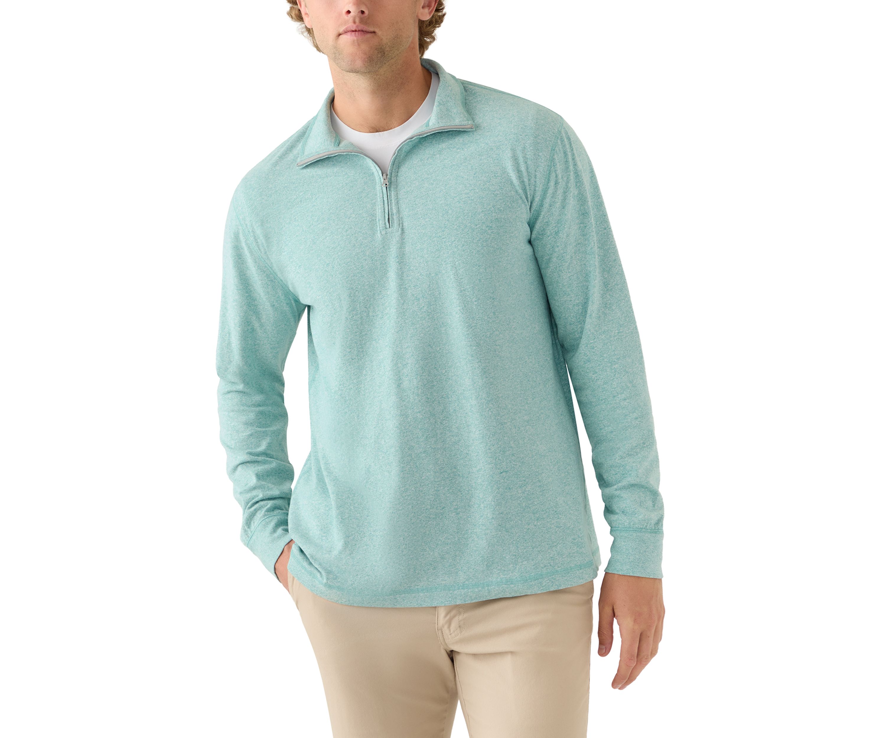 Mens Jaspe Long Sleeve 1/4 Zip