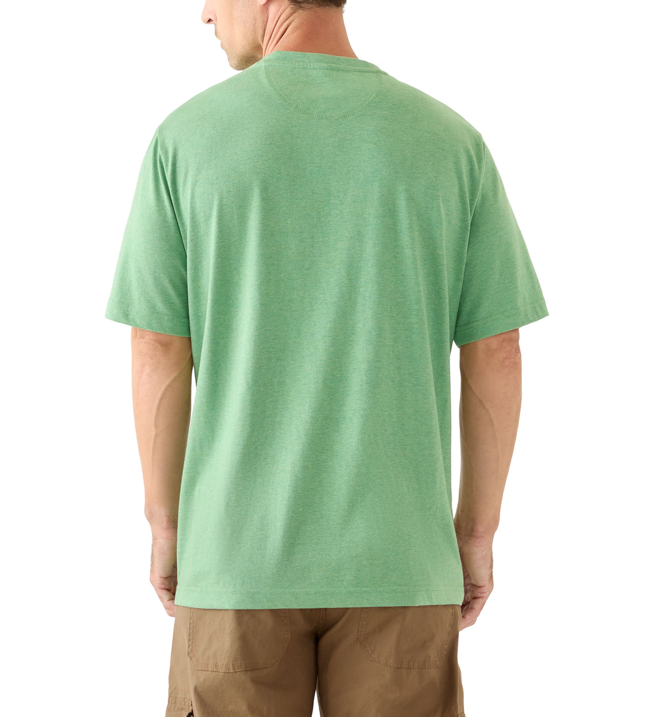 Mens Short Sleeve Jersey Henley Shirt 
