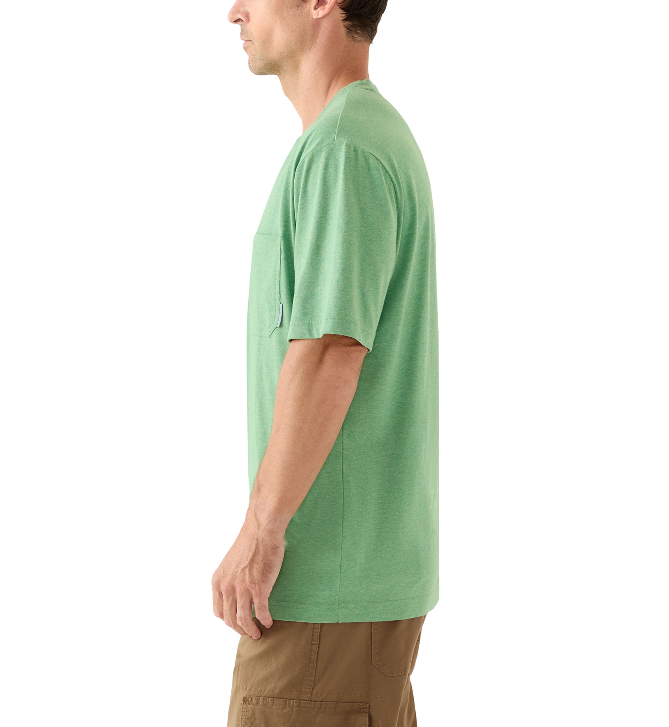 Mens Short Sleeve Jersey Henley Shirt 