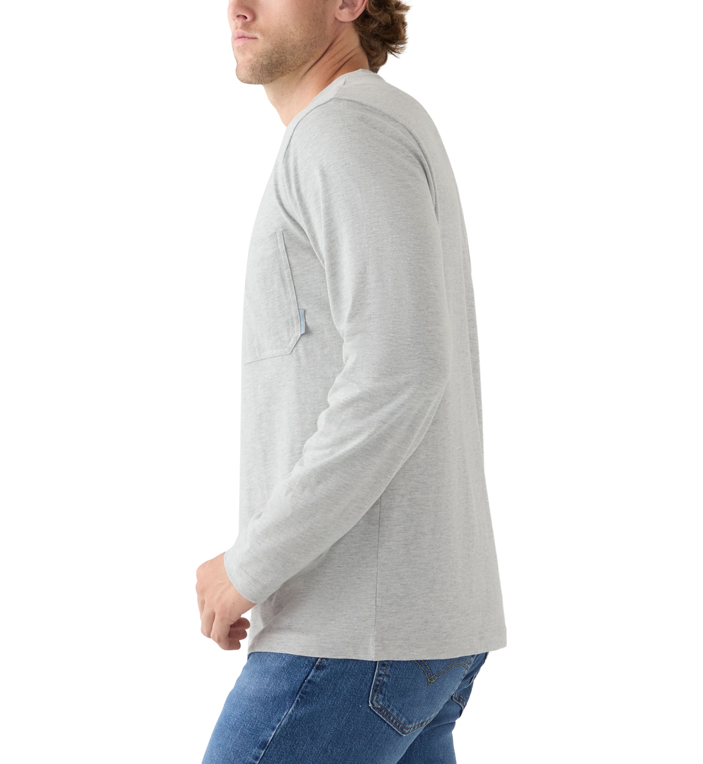 Long Sleeve Jersey Henley Shirt