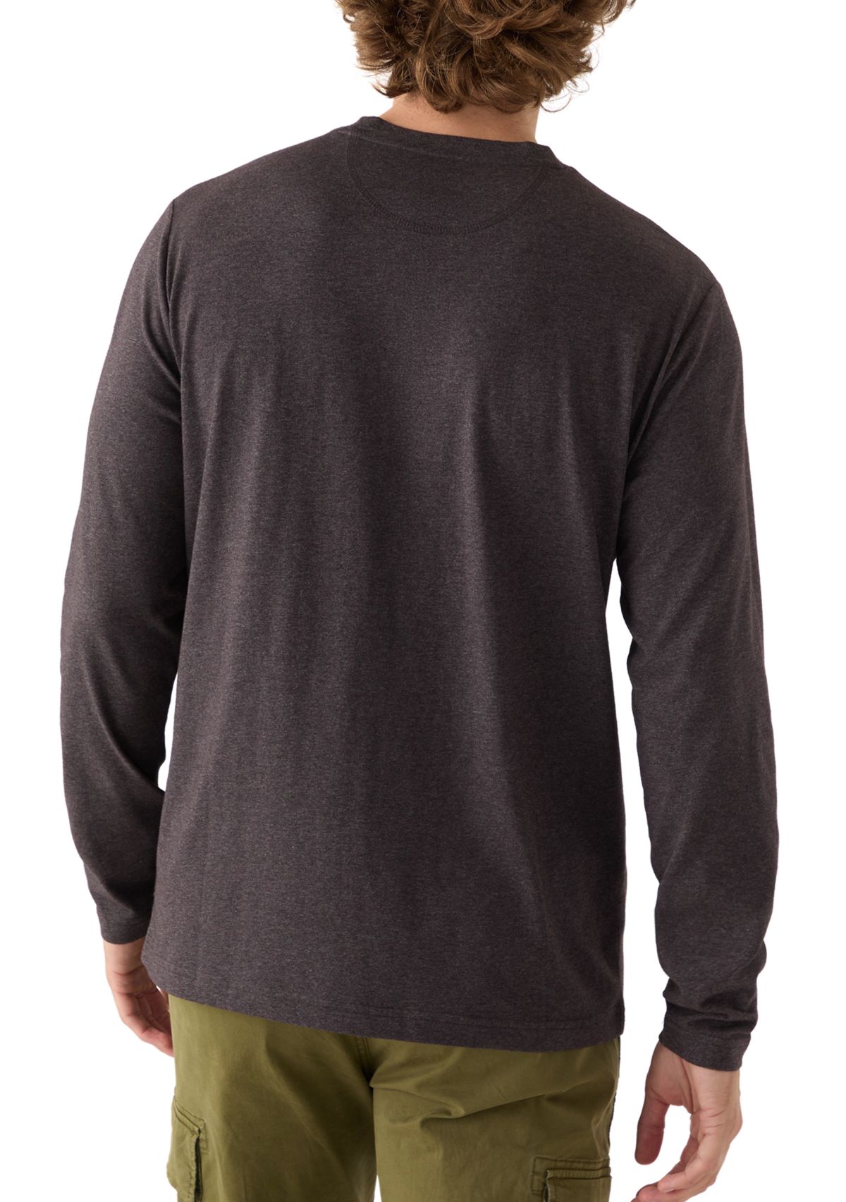 Long Sleeve Jersey Crewneck T-Shirt 