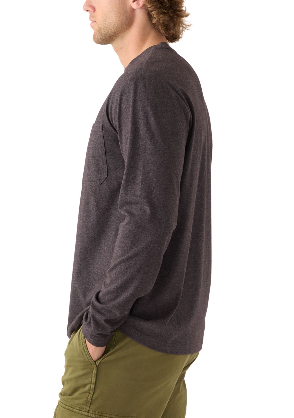 Long Sleeve Jersey Crewneck T-Shirt 