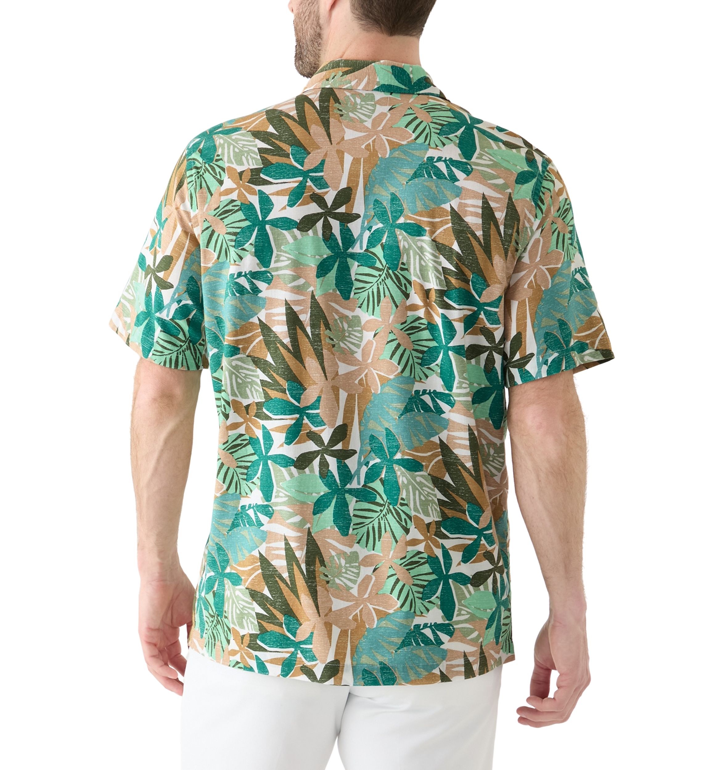 Short Sleeve Printed Camp Shirt