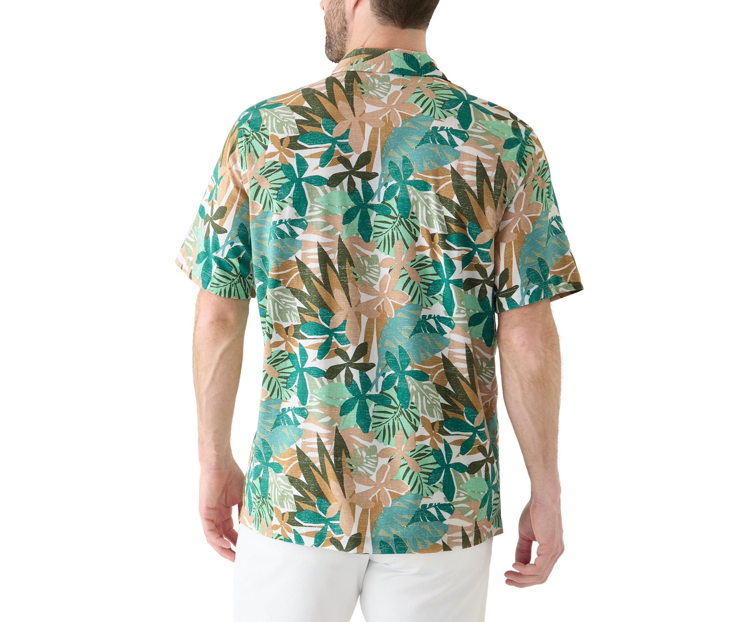 Short Sleeve Printed Camp Shirt
