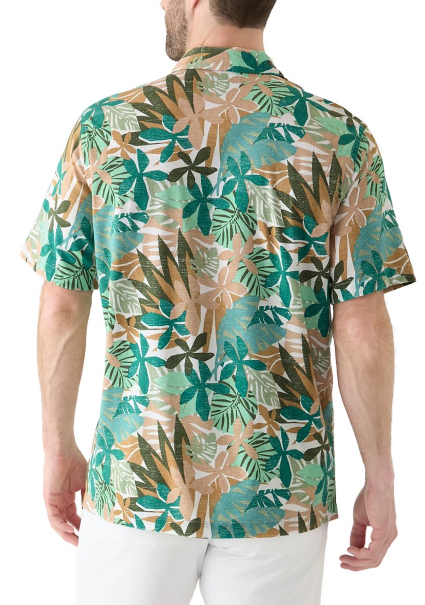 Short Sleeve Printed Camp Shirt