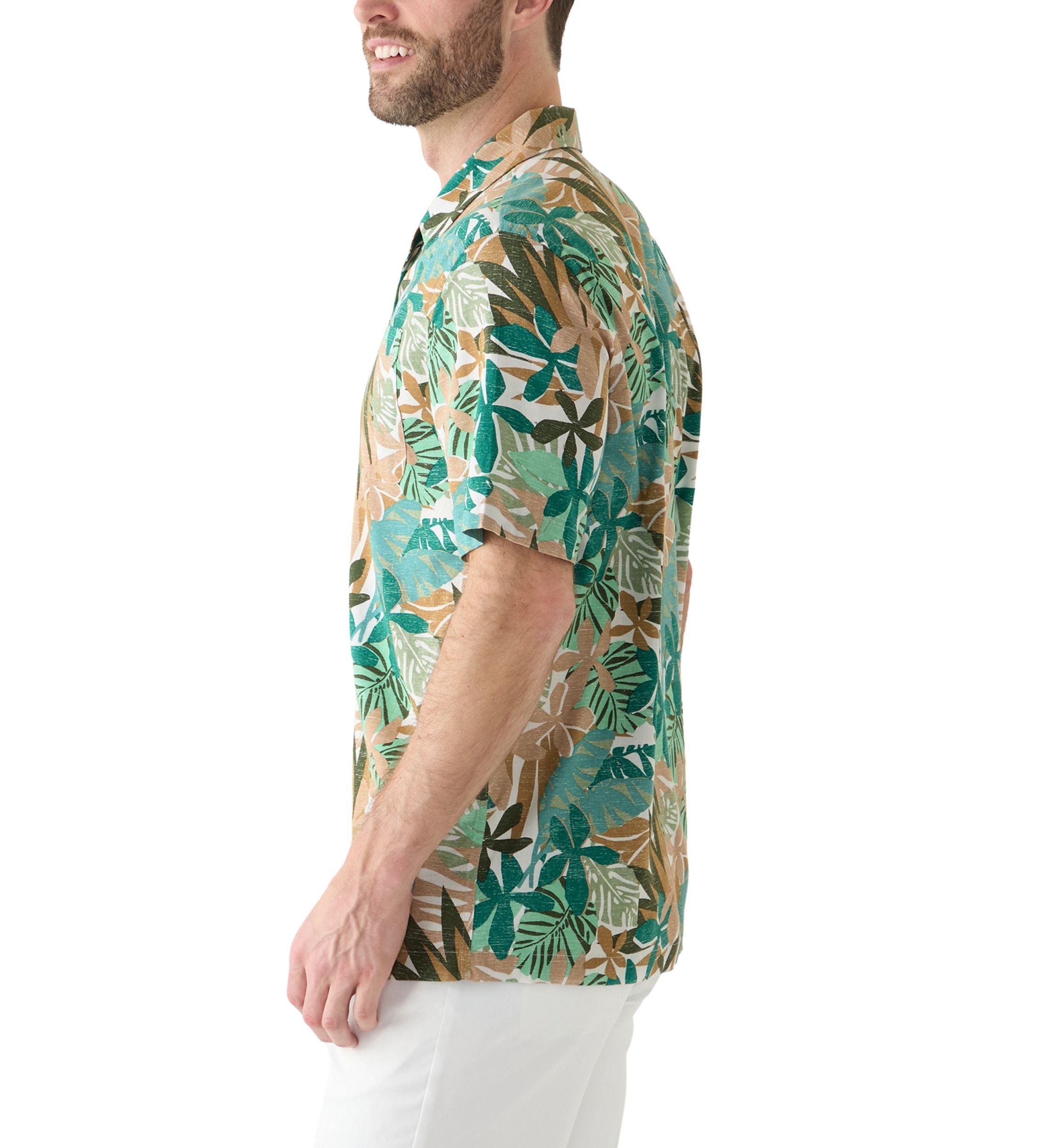 Short Sleeve Printed Camp Shirt