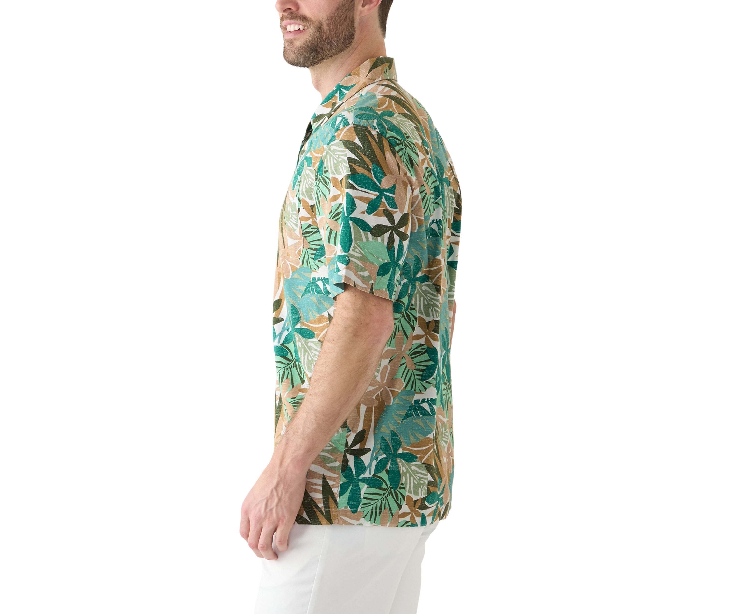 Short Sleeve Printed Camp Shirt