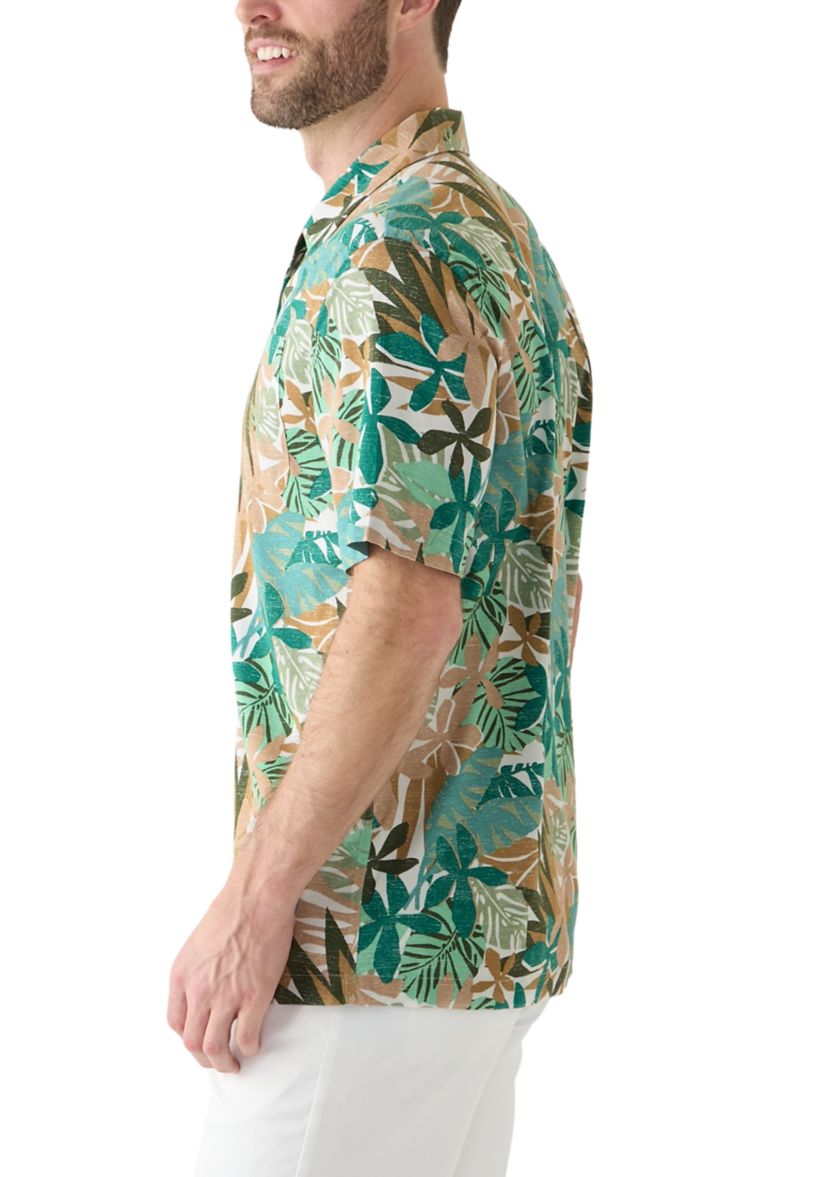 Short Sleeve Printed Camp Shirt