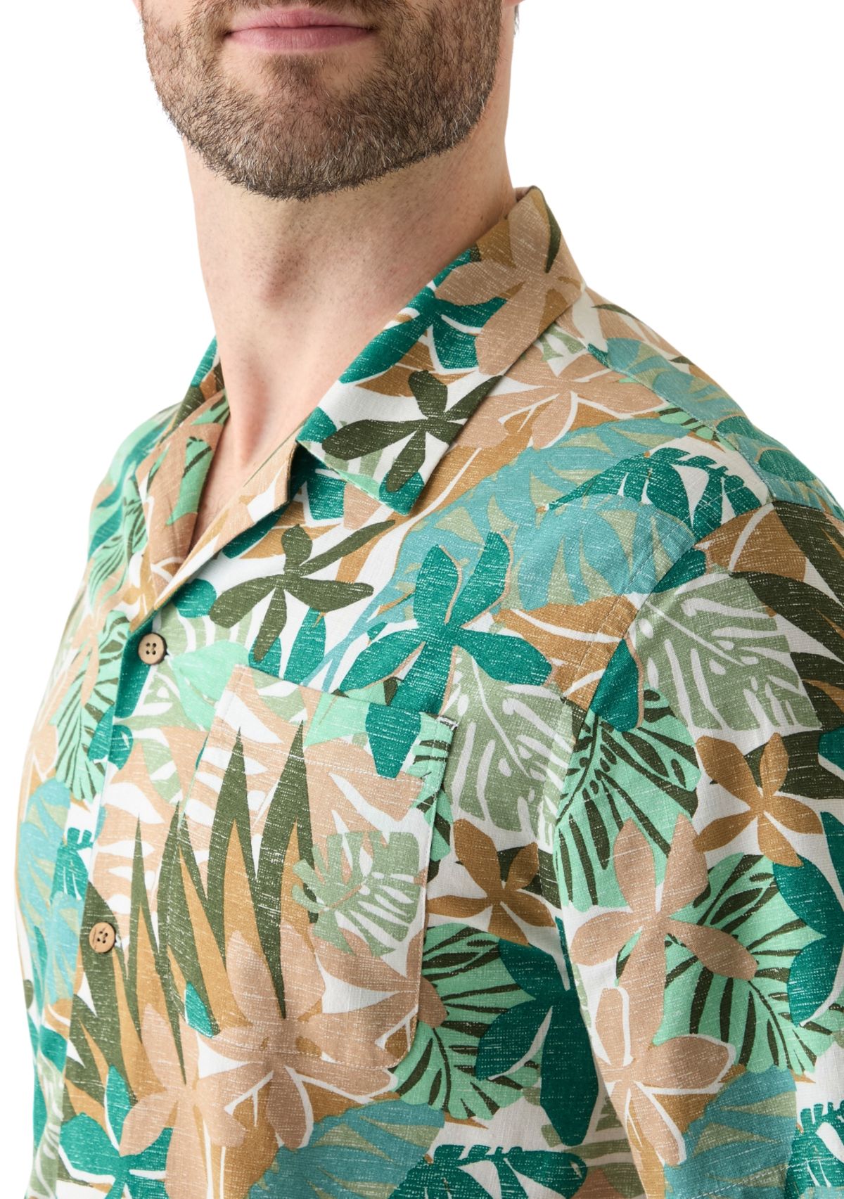 Short Sleeve Printed Camp Shirt
