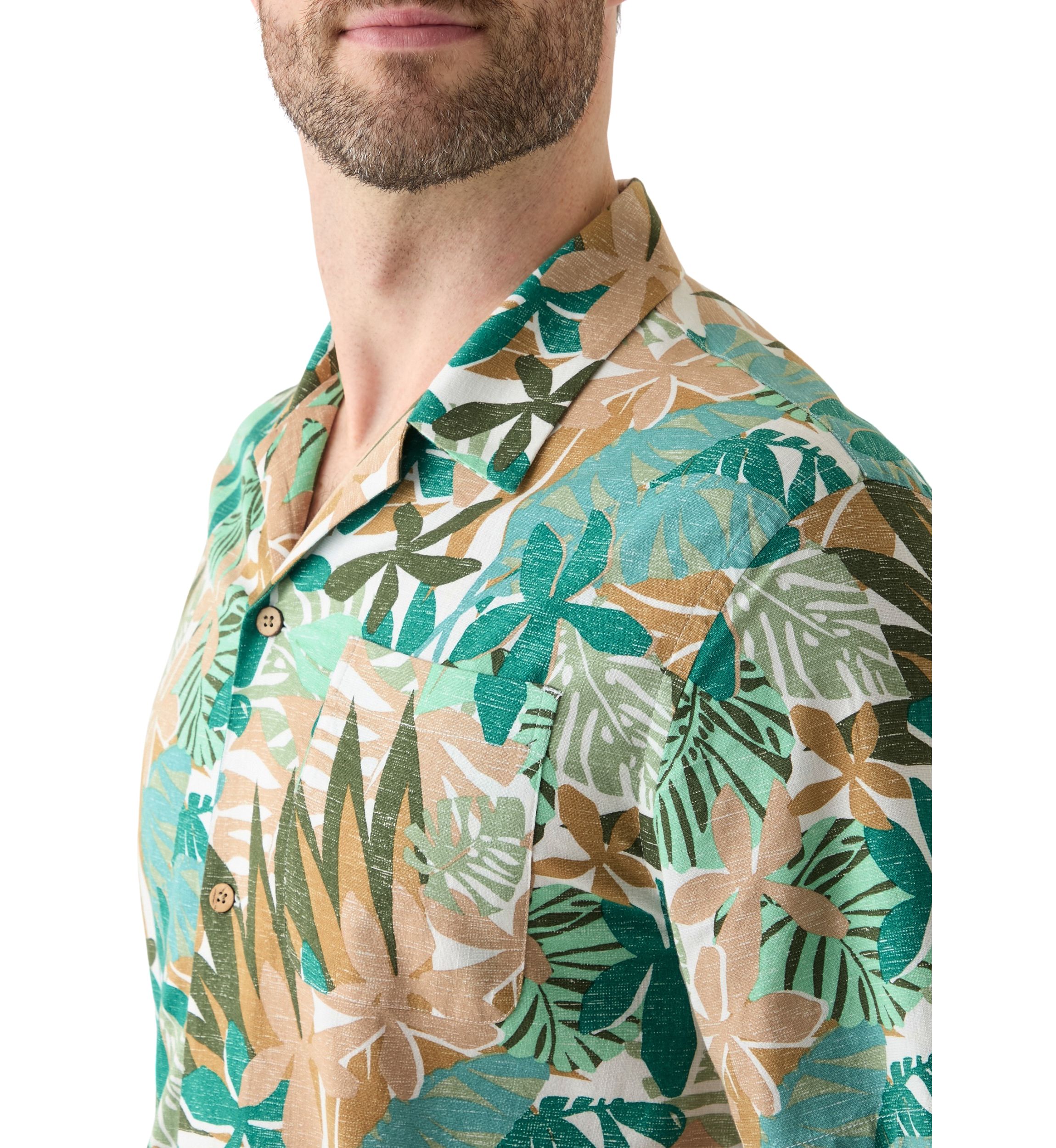 Short Sleeve Printed Camp Shirt