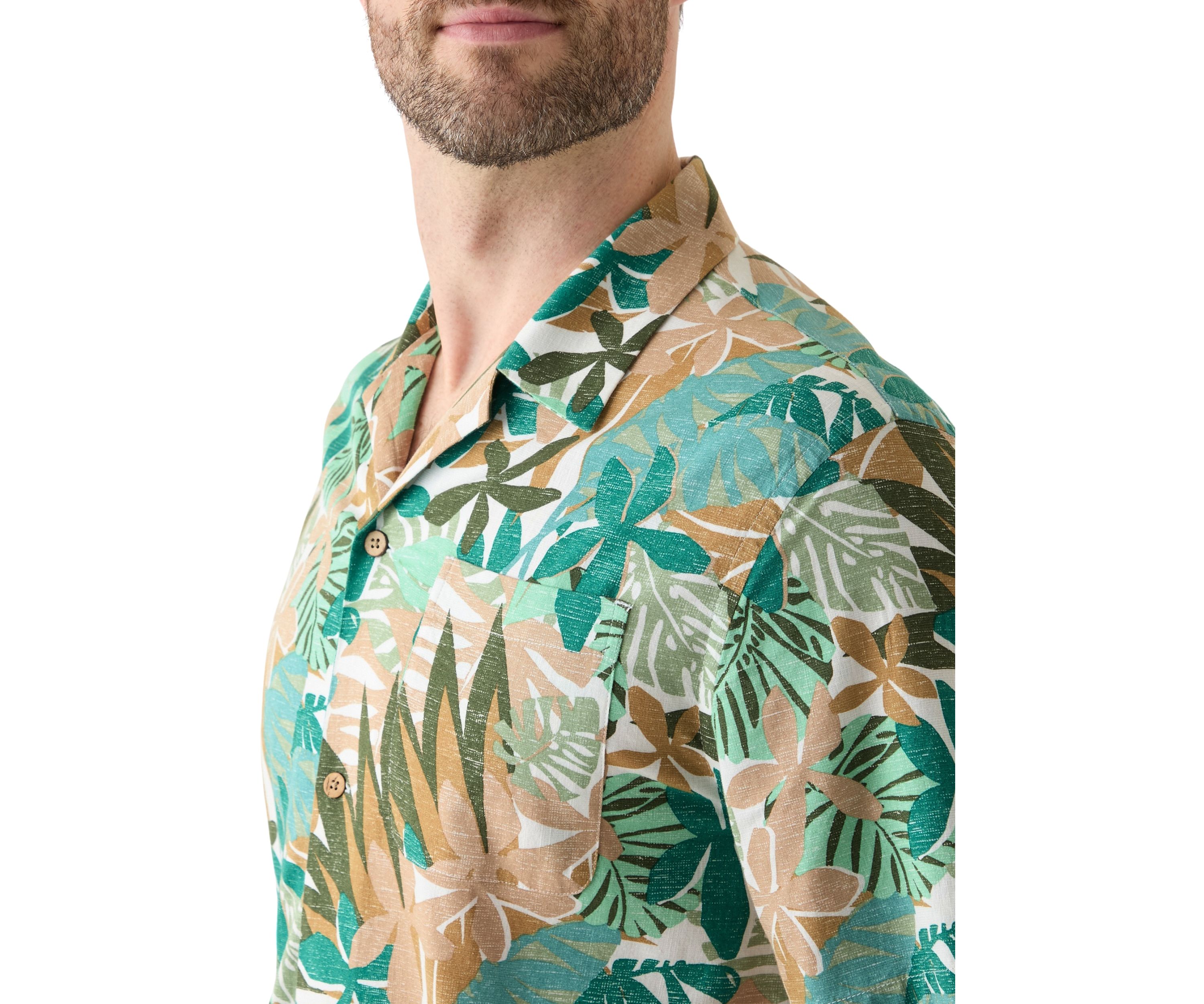 Short Sleeve Printed Camp Shirt