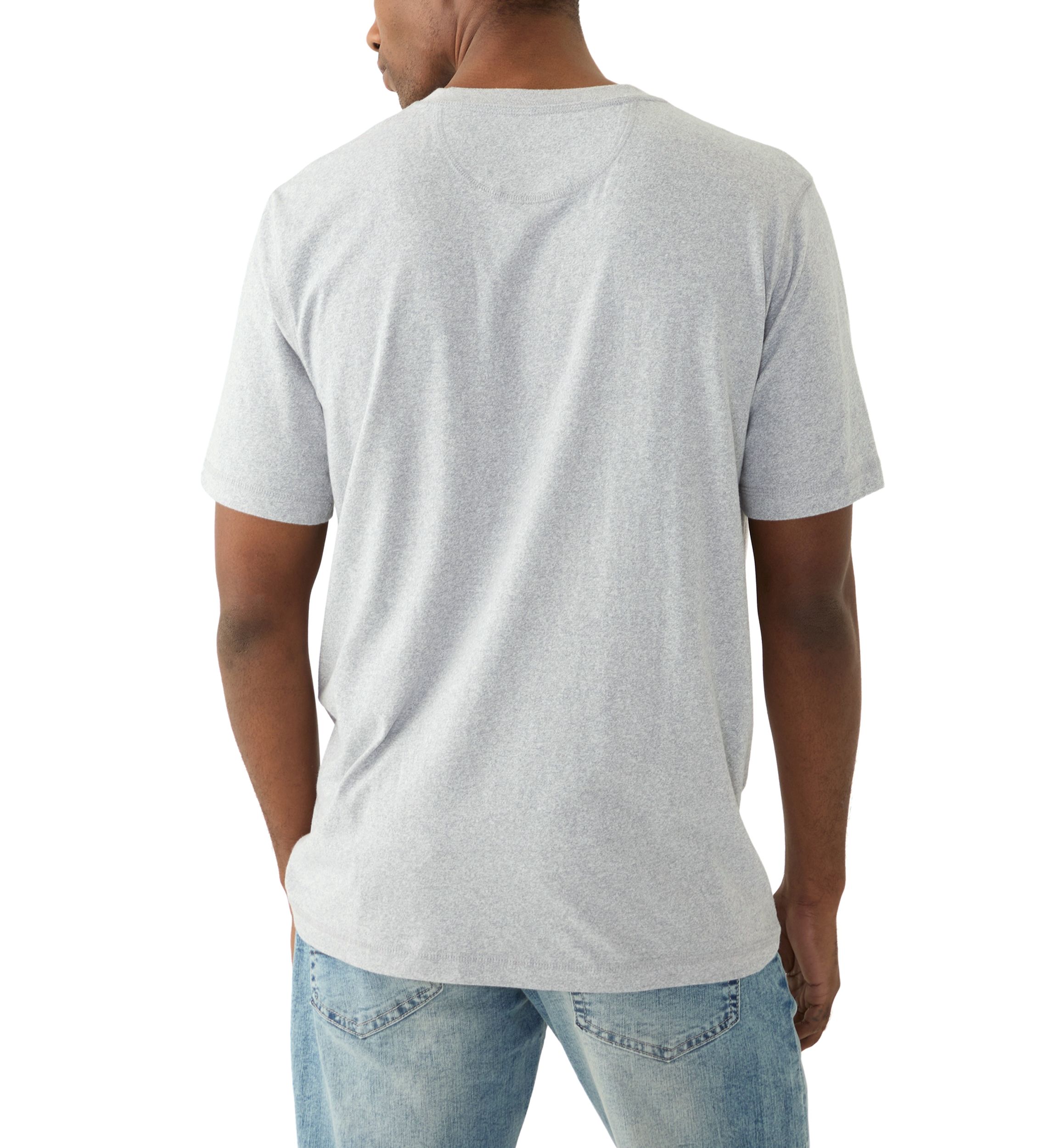 Short Sleeve Jaspe Henley Shirt