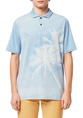 Oakley Men's Reduct Polo Shirt, Blue, Small