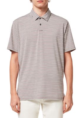 Oakley Men's Achieve Striped Polo Shirt, Medium