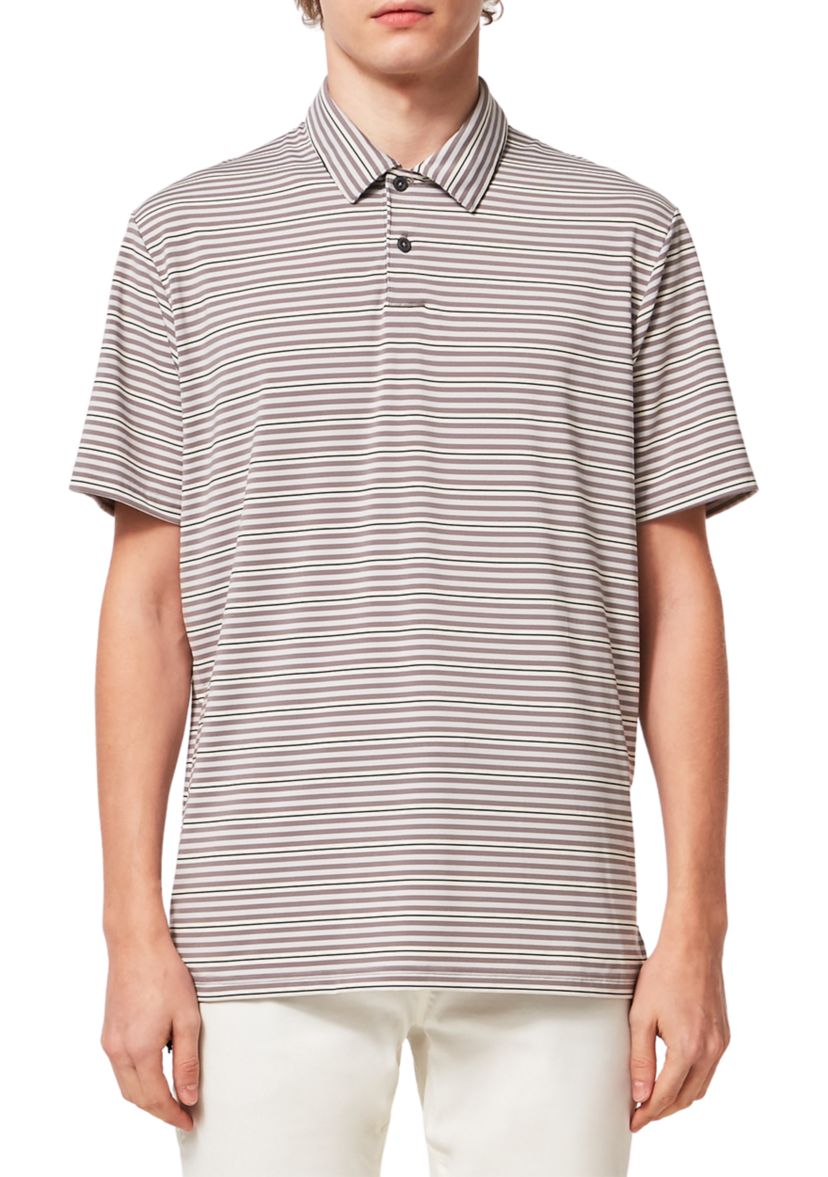 Mens Achieve Striped Polo Shirt