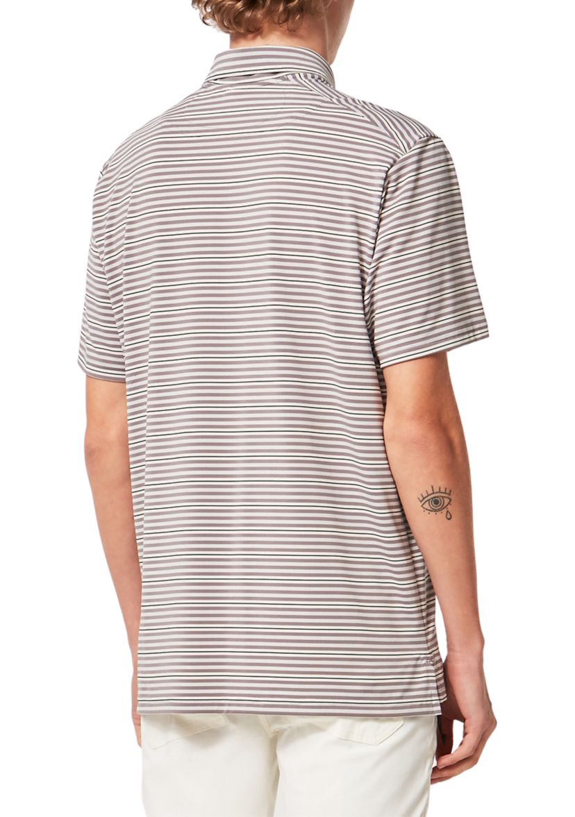 Mens Achieve Striped Polo Shirt