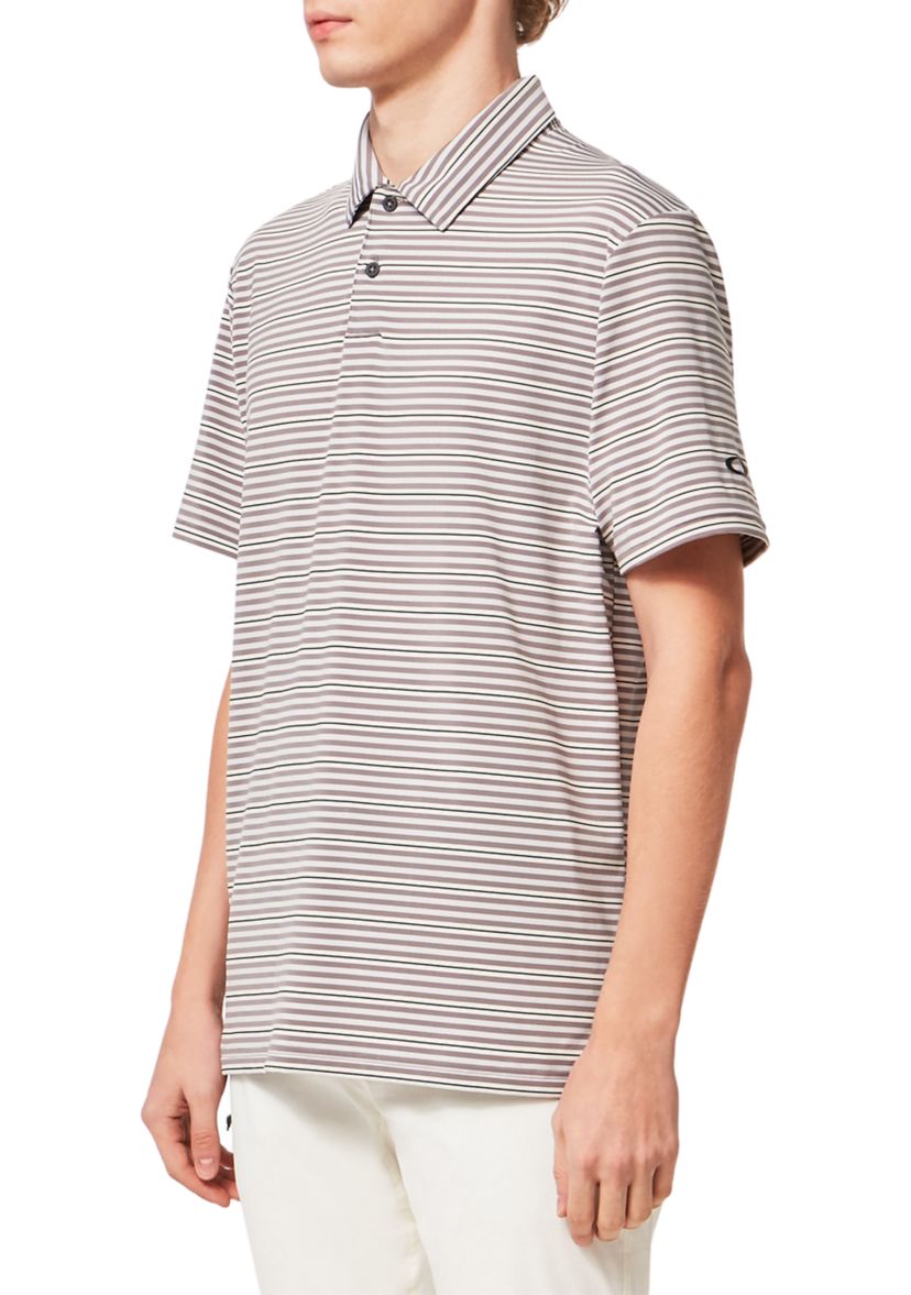 Mens Achieve Striped Polo Shirt