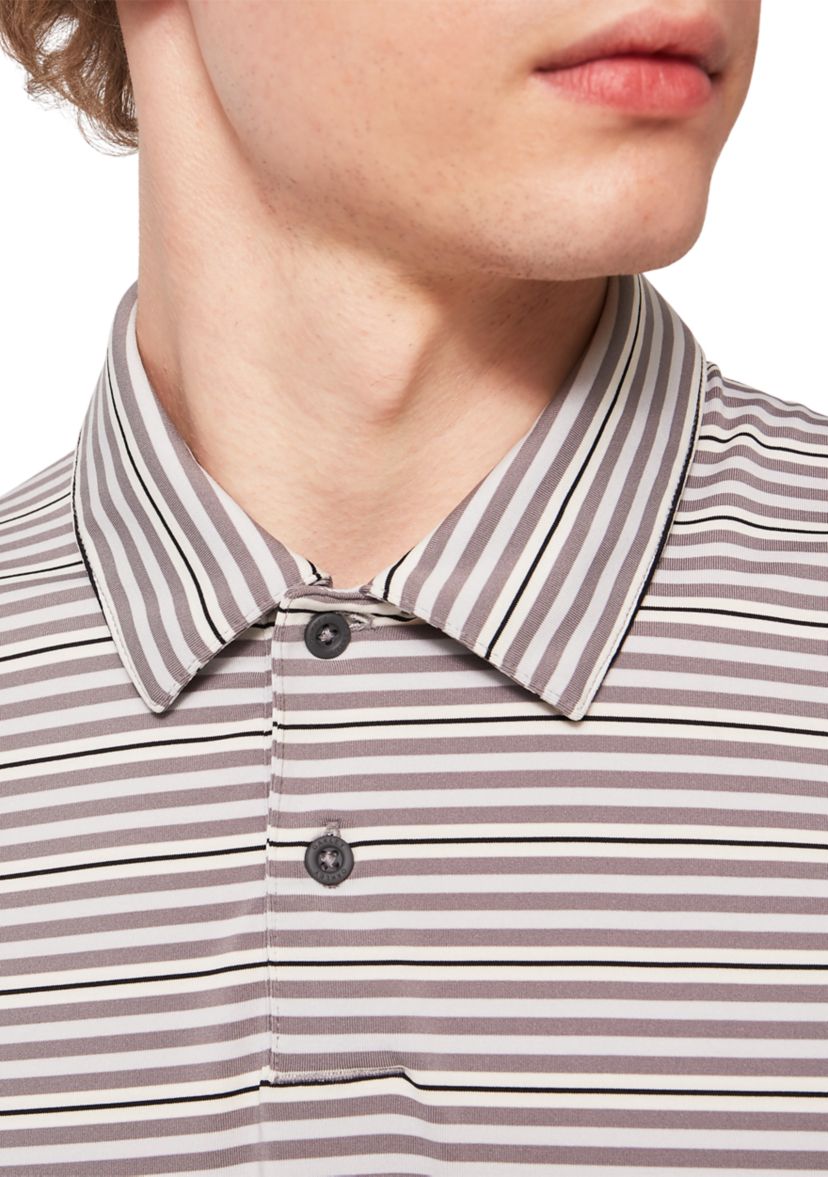 Mens Achieve Striped Polo Shirt