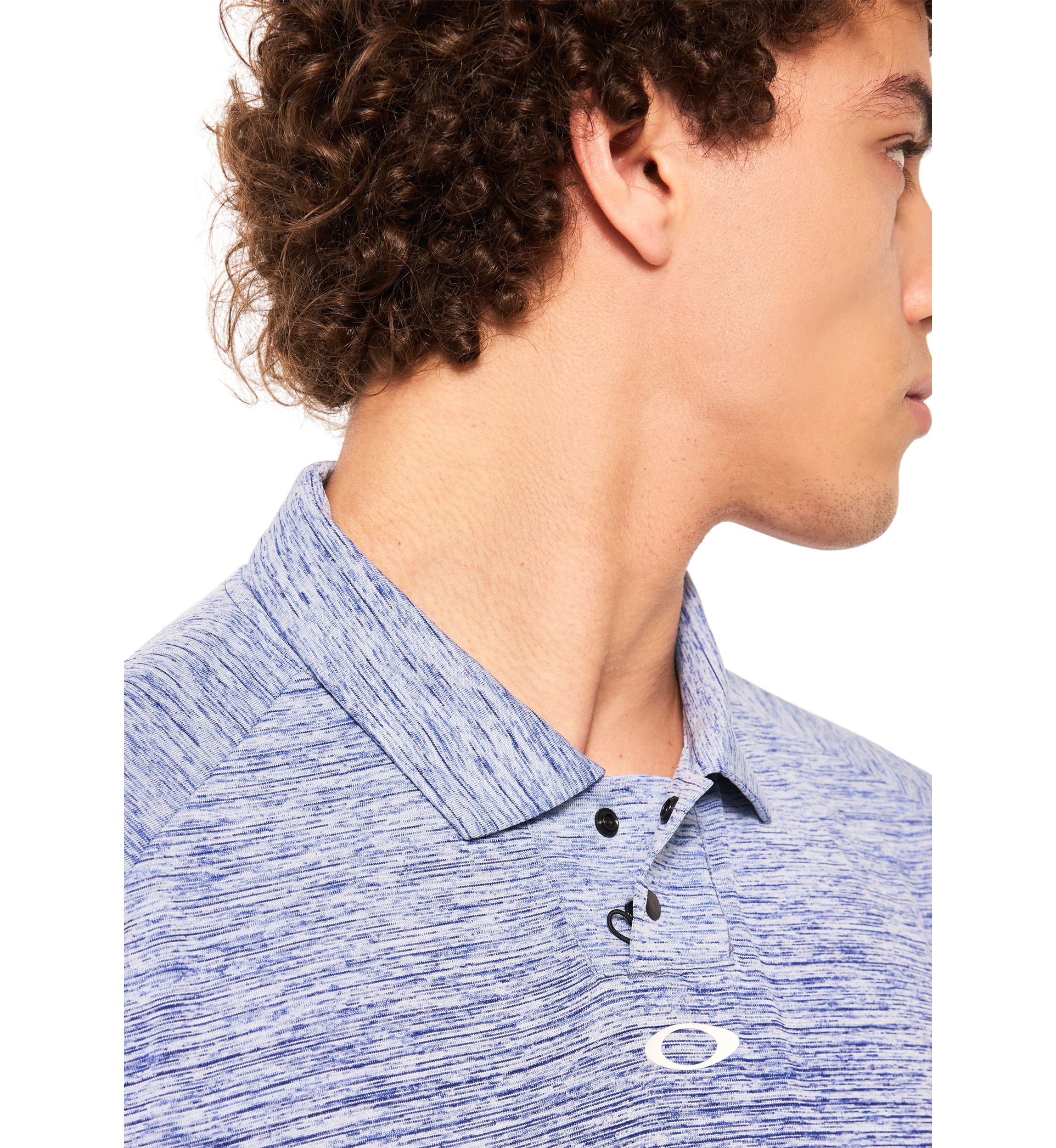 Mens Gradient Printed Ombré Polo Shirt