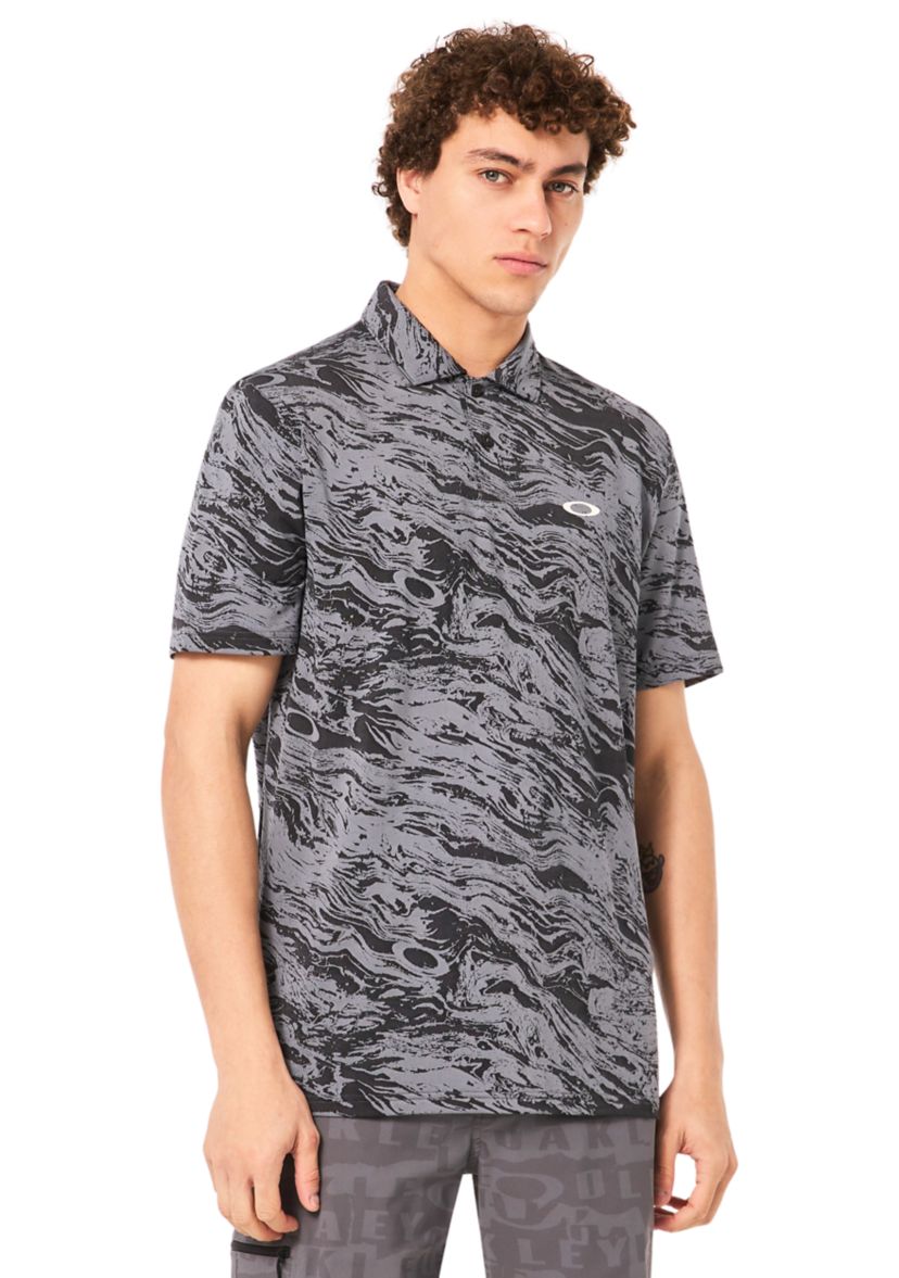Mens Duality Jacquard Polo Shirt