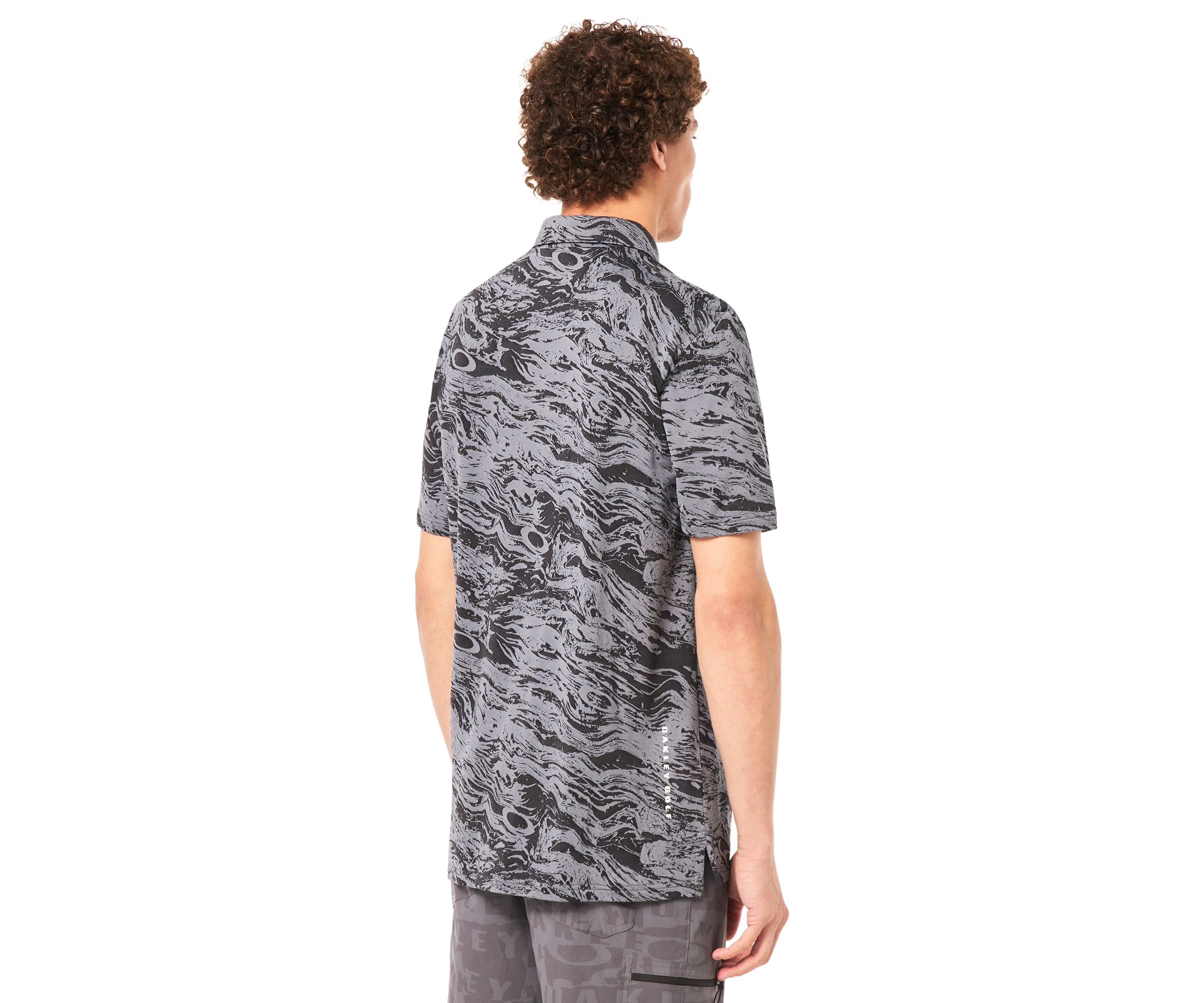 Mens Duality Jacquard Polo Shirt