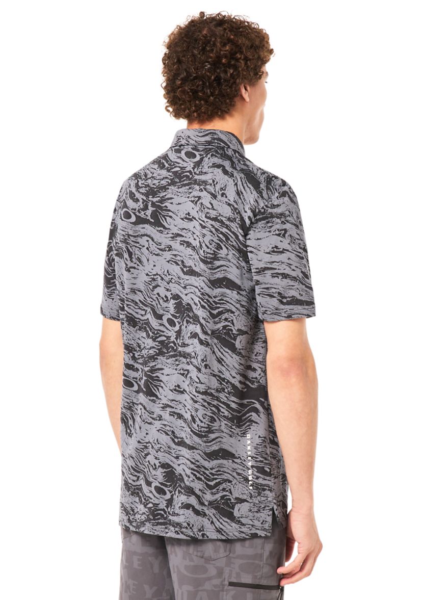 Mens Duality Jacquard Polo Shirt