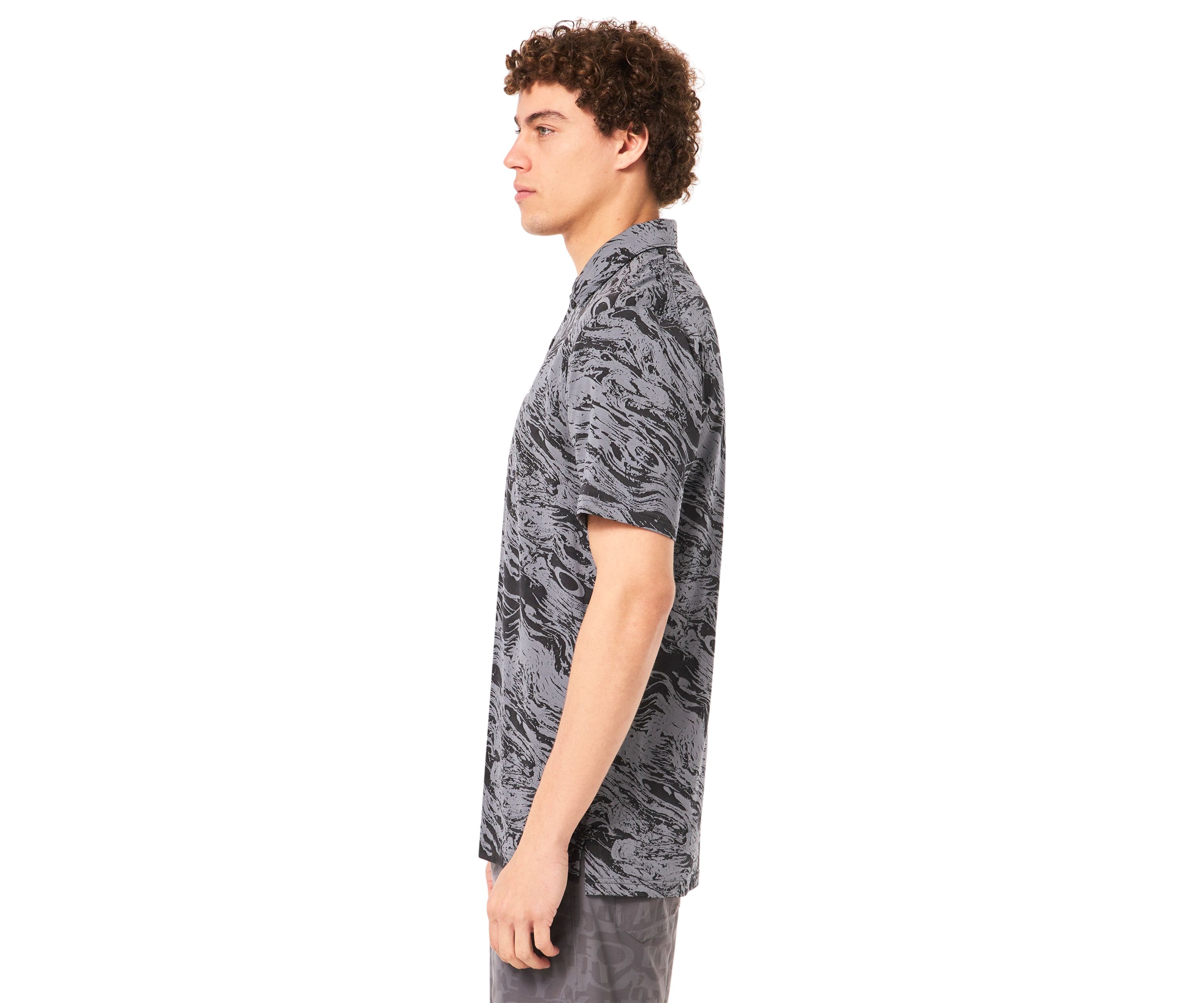 Mens Duality Jacquard Polo Shirt