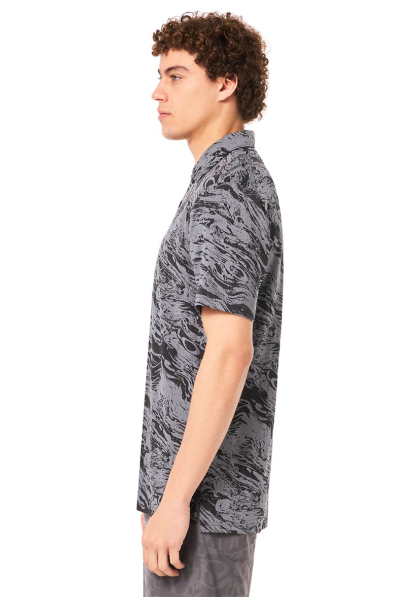 Mens Duality Jacquard Polo Shirt