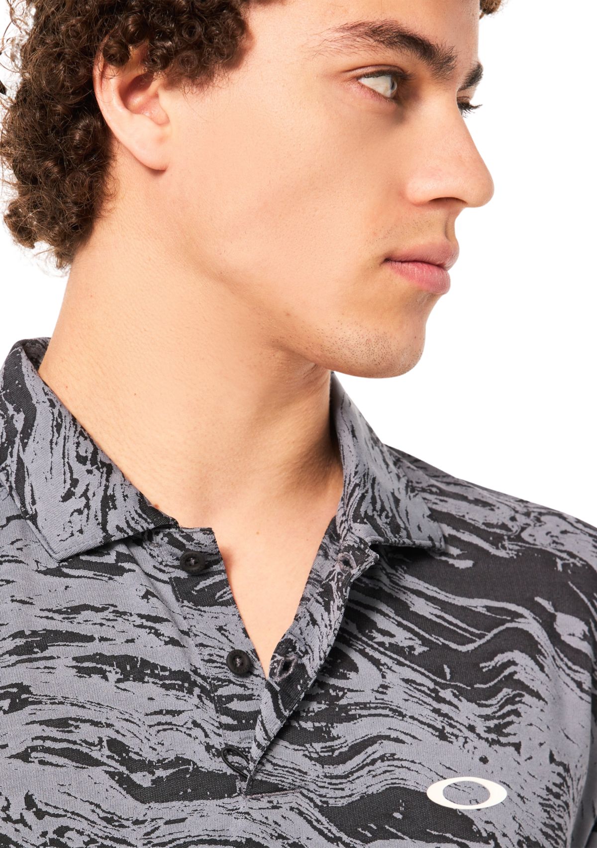 Mens Duality Jacquard Polo Shirt